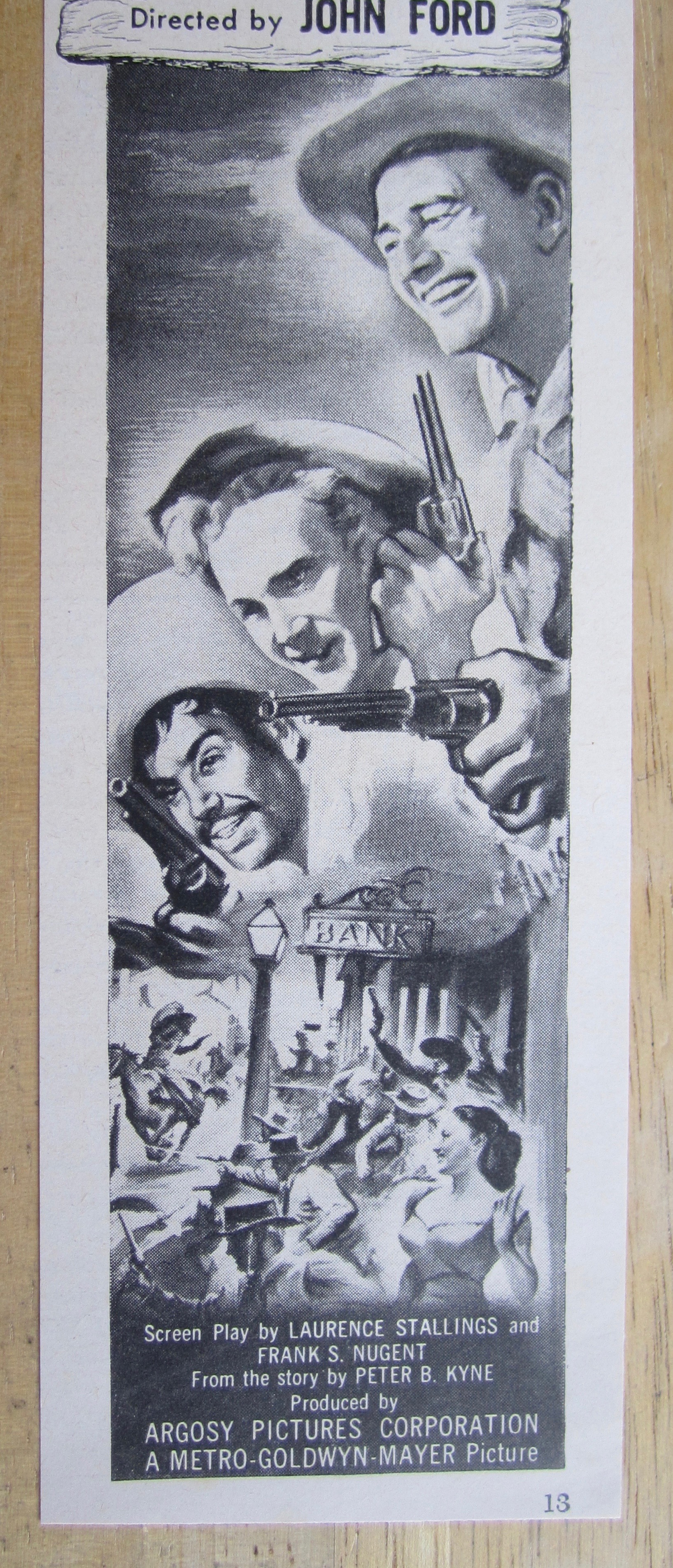 1945 3 Godfathers with John Wayne & Harry Carey Jr
