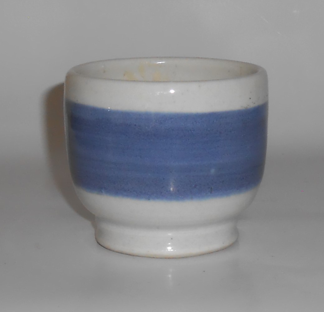 Louis Mideke Studio Pottery Northwest Blue Decorated