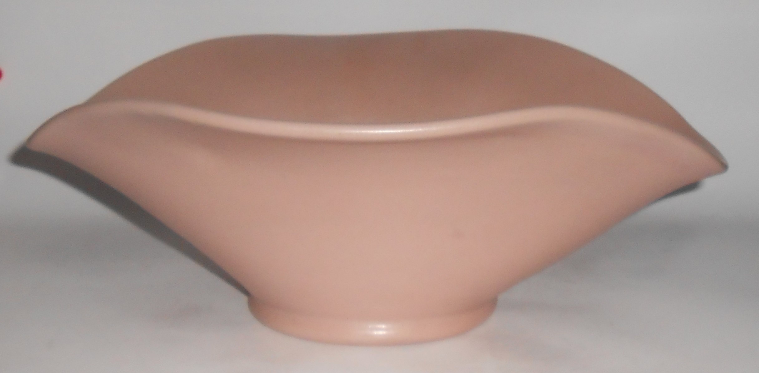 Early Camark Pottery Matte Pink #878 Art Bowl