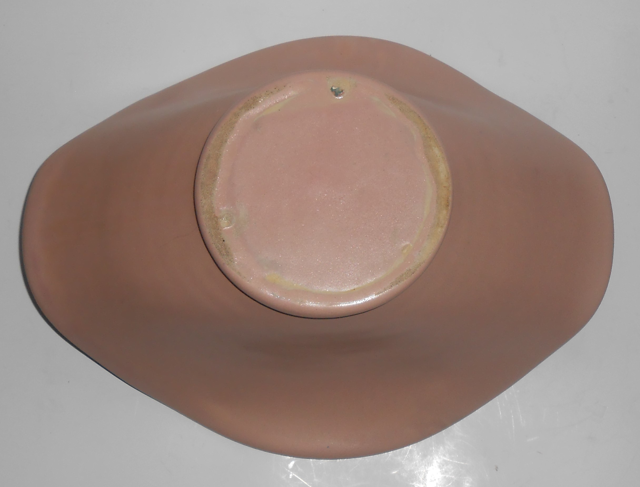Early Camark Pottery Matte Pink #878 Art Bowl