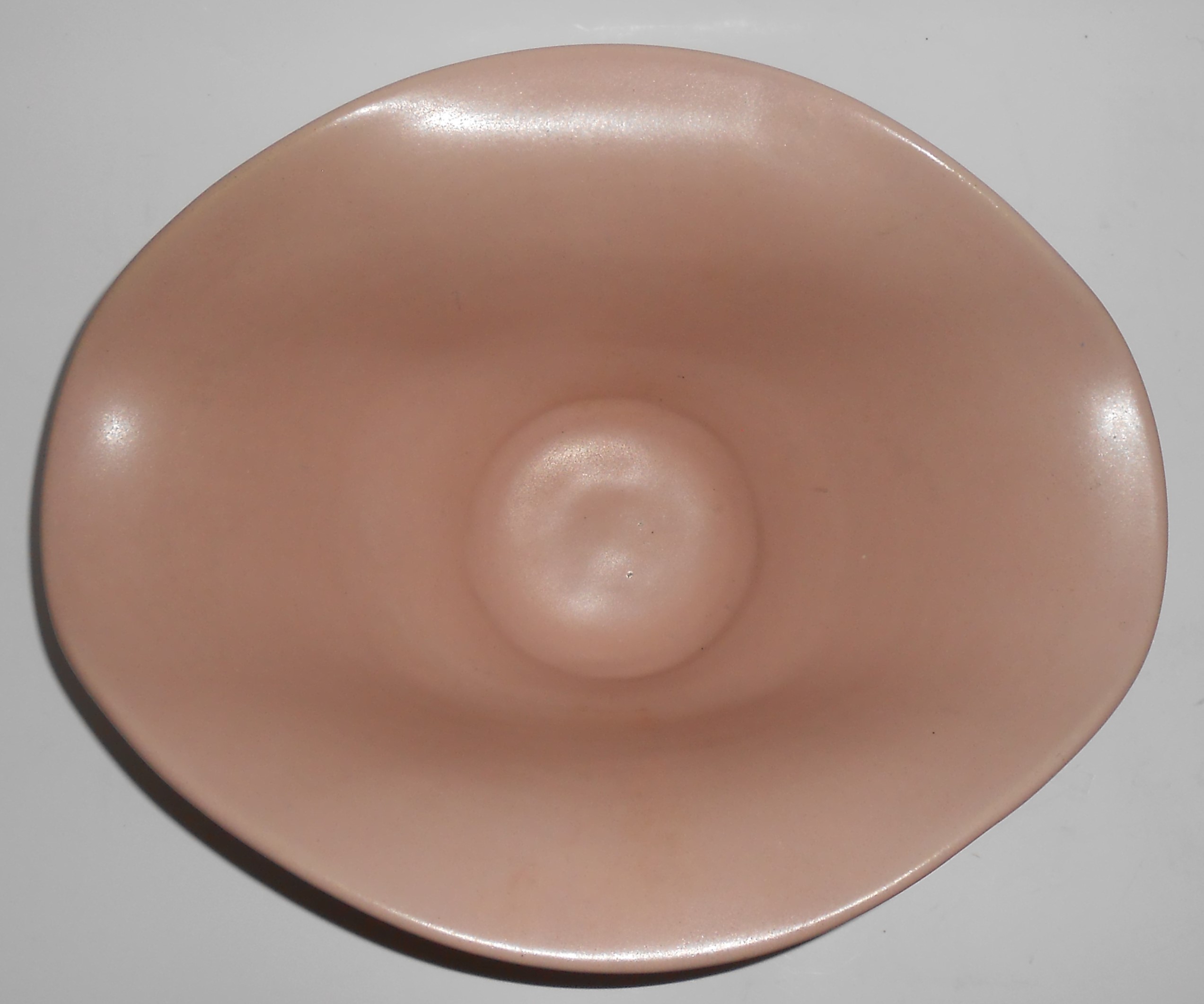 Early Camark Pottery Matte Pink #878 Art Bowl
