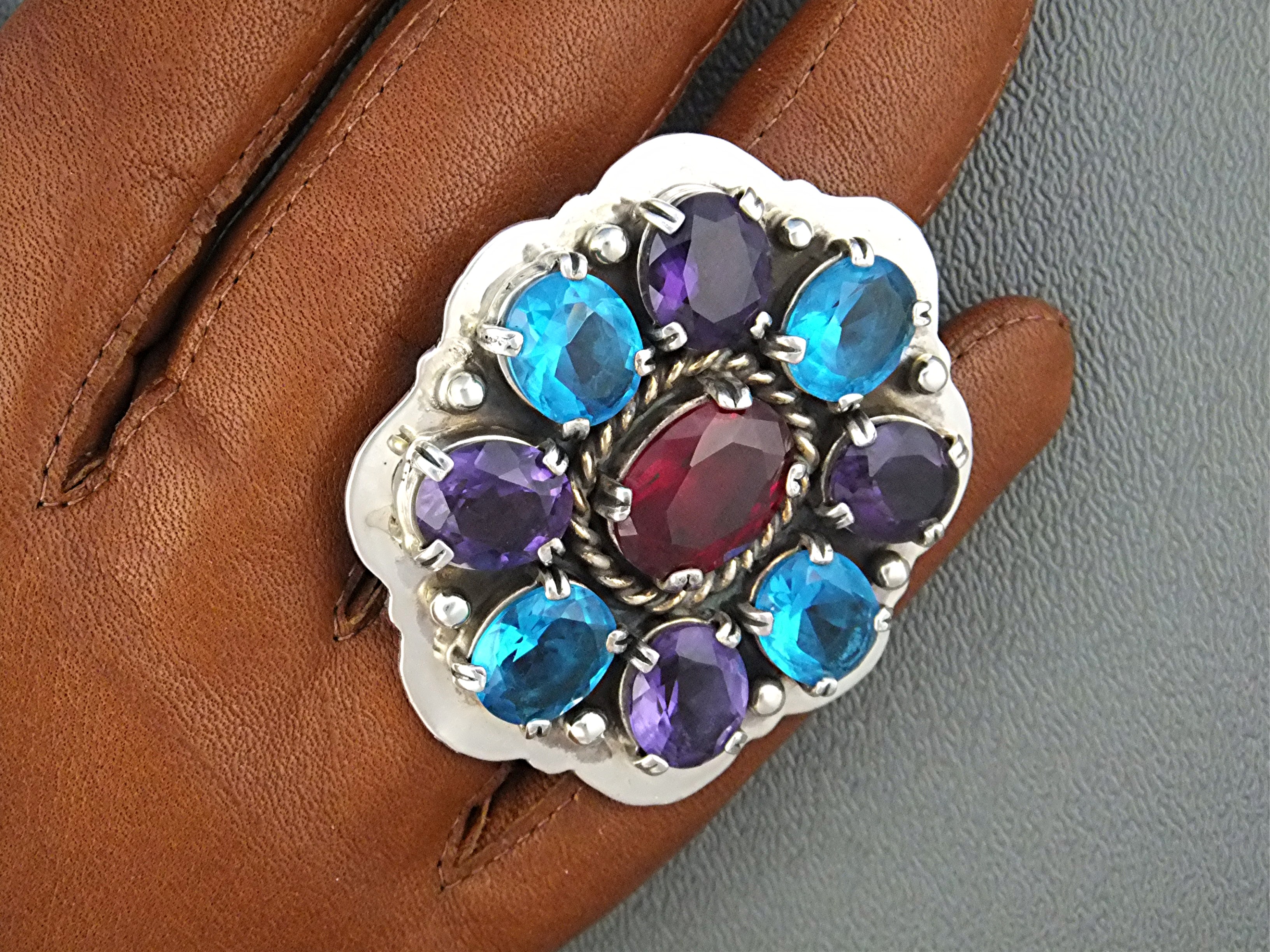 Ring Gemstones Sterling Silver PATRICK YAZZIE