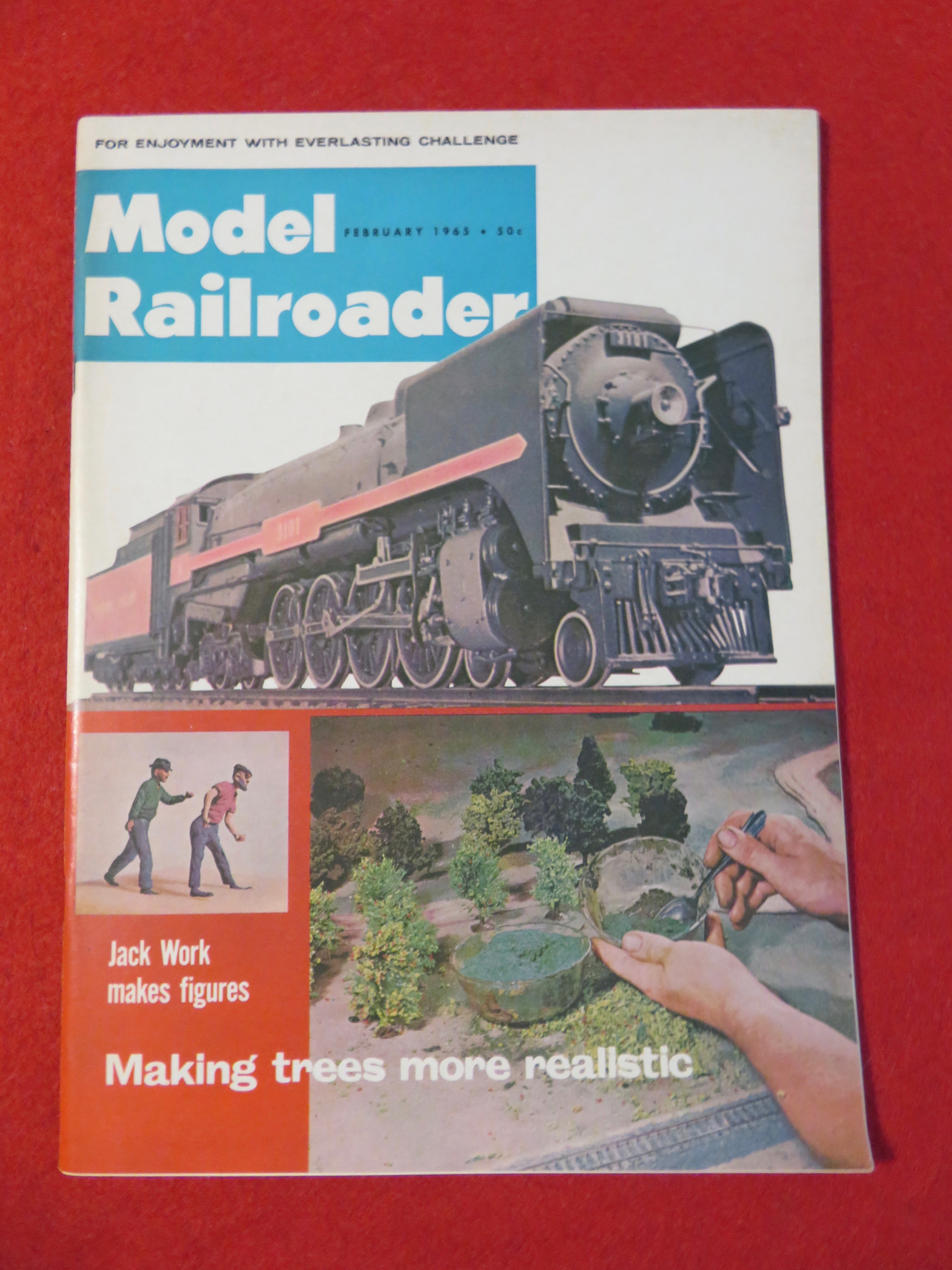 Model Railroader Magazine February 1965 Jack Work