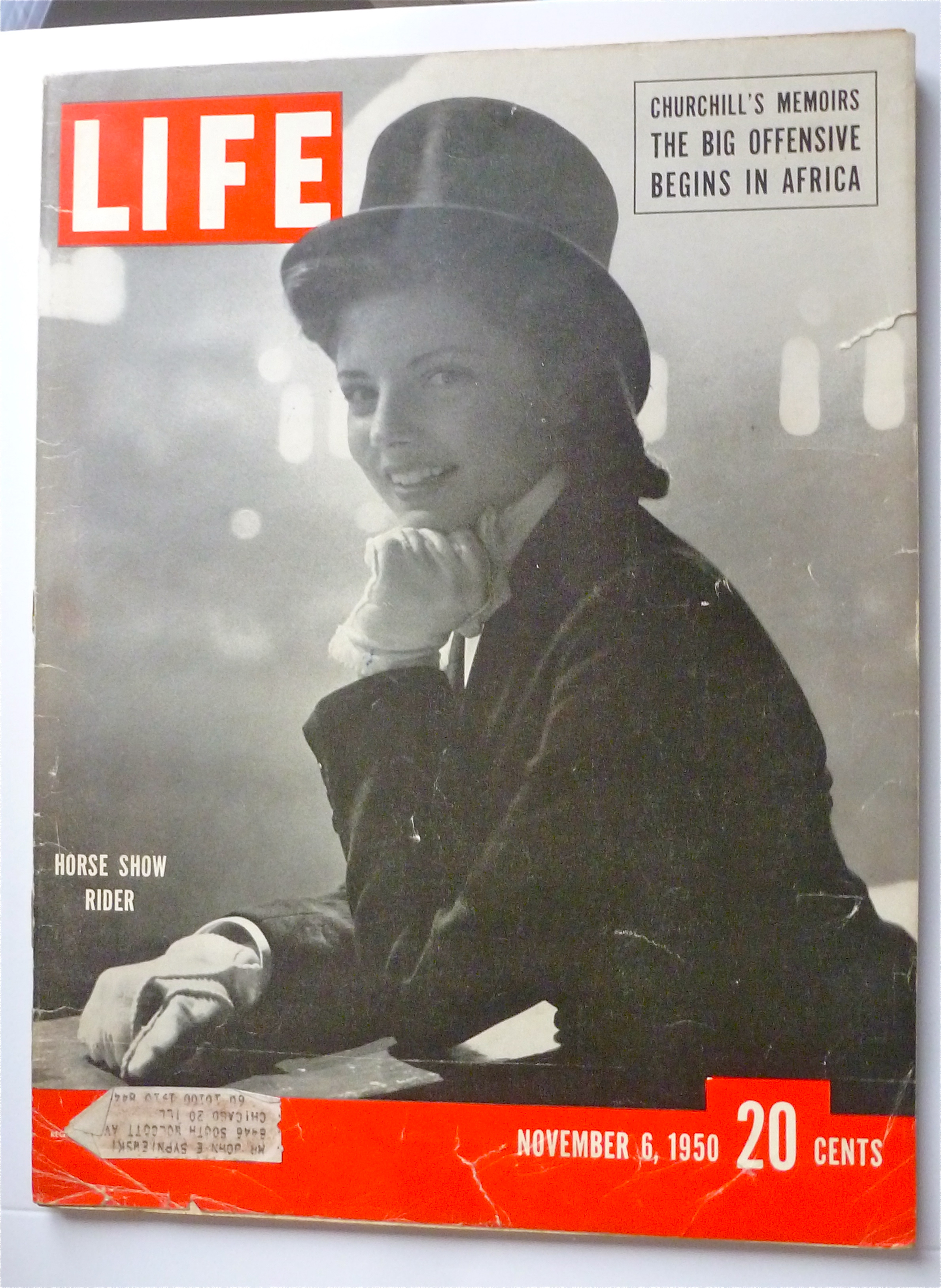 Life Magazine November 6, 1950 Horse Show Rider