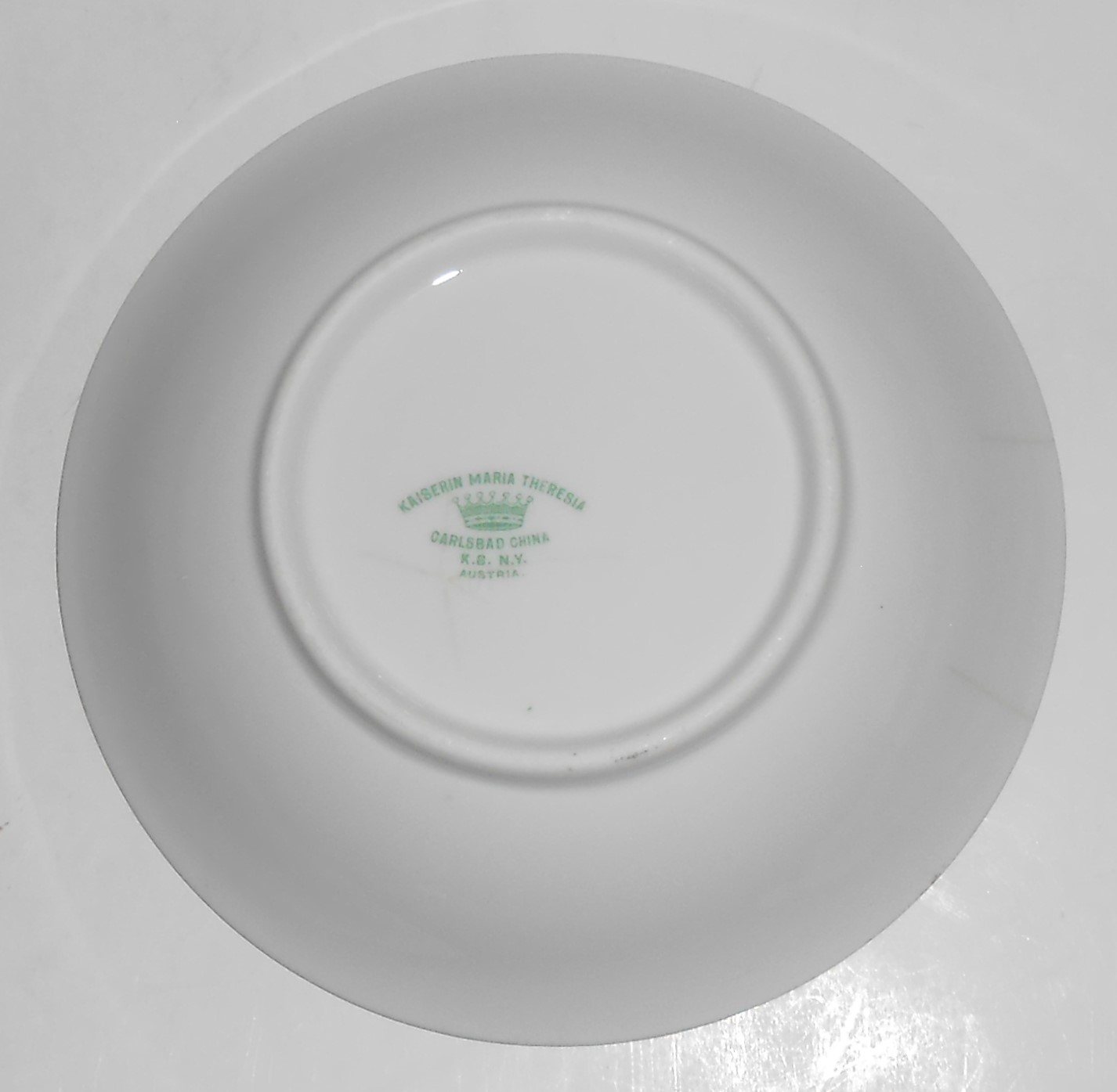 Carlsbad Porcelain China Austria Kaiserin Maria Theresi