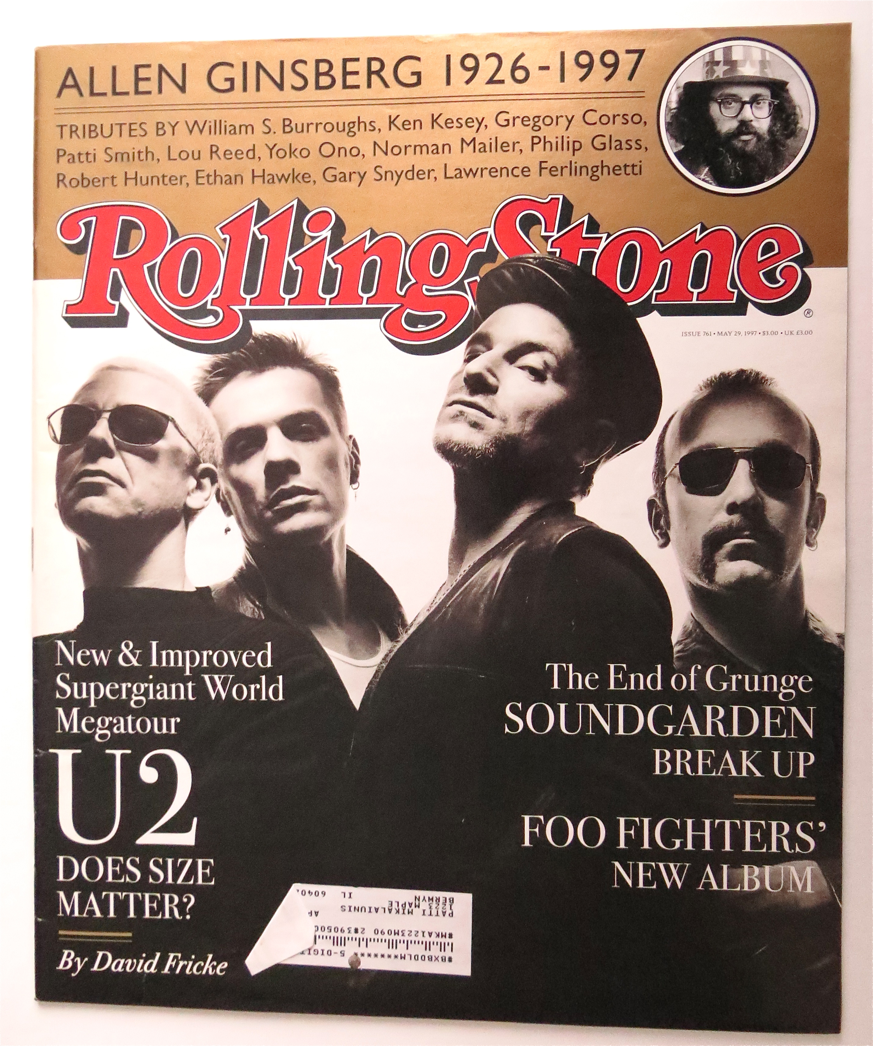 Rolling Stone May 29, 1997 U2