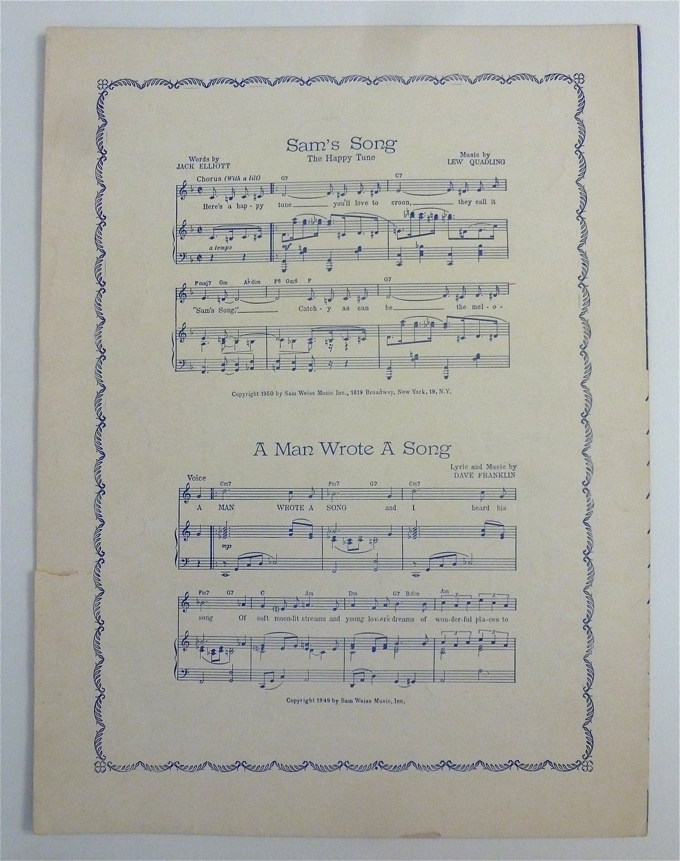 Sheet Music For 1951 Please, Mr. Sun