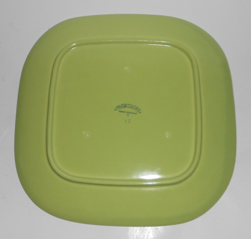 VINTAGE Franciscan Pottery Tiempo Sprout Light Green Dinner Plate