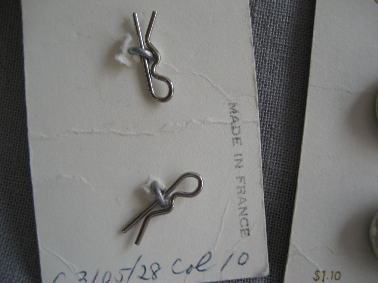 Four Silver Buttons From France
