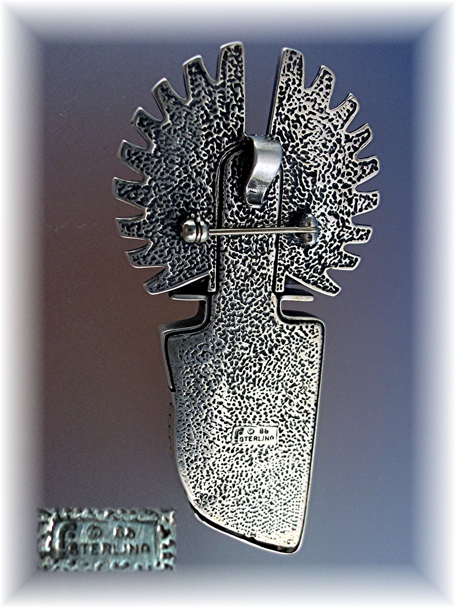 Pendant Sterling Silver Turquoise JAMES & ELLA FRANCIS