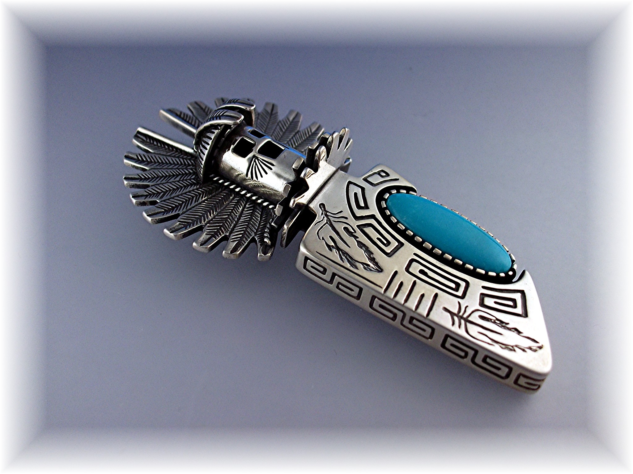 Pendant Sterling Silver Turquoise JAMES & ELLA FRANCIS