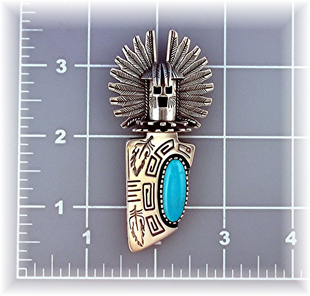 Pendant Sterling Silver Turquoise JAMES & ELLA FRANCIS