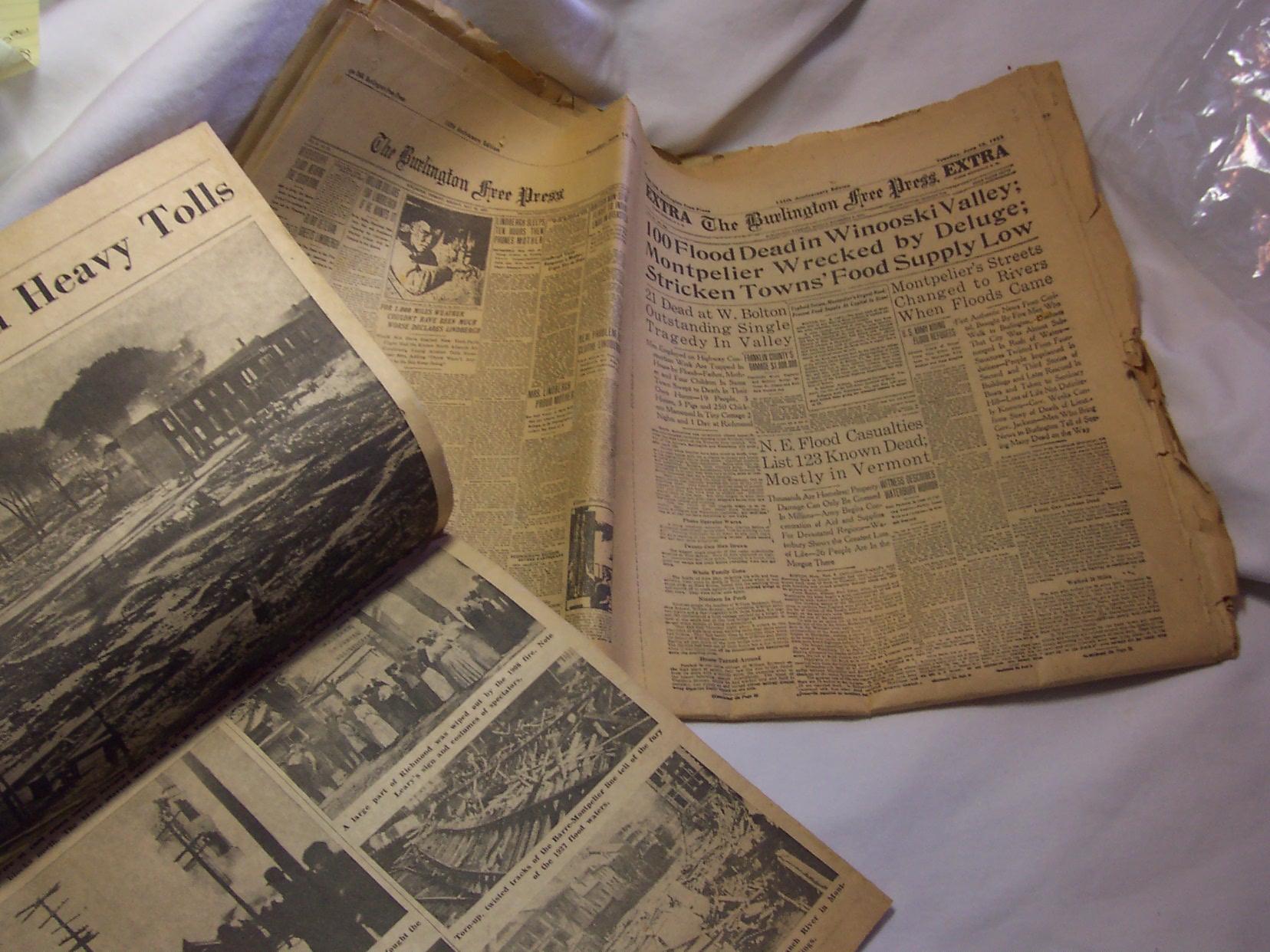 Newspaper 1952,Burlington Free Press 125th An