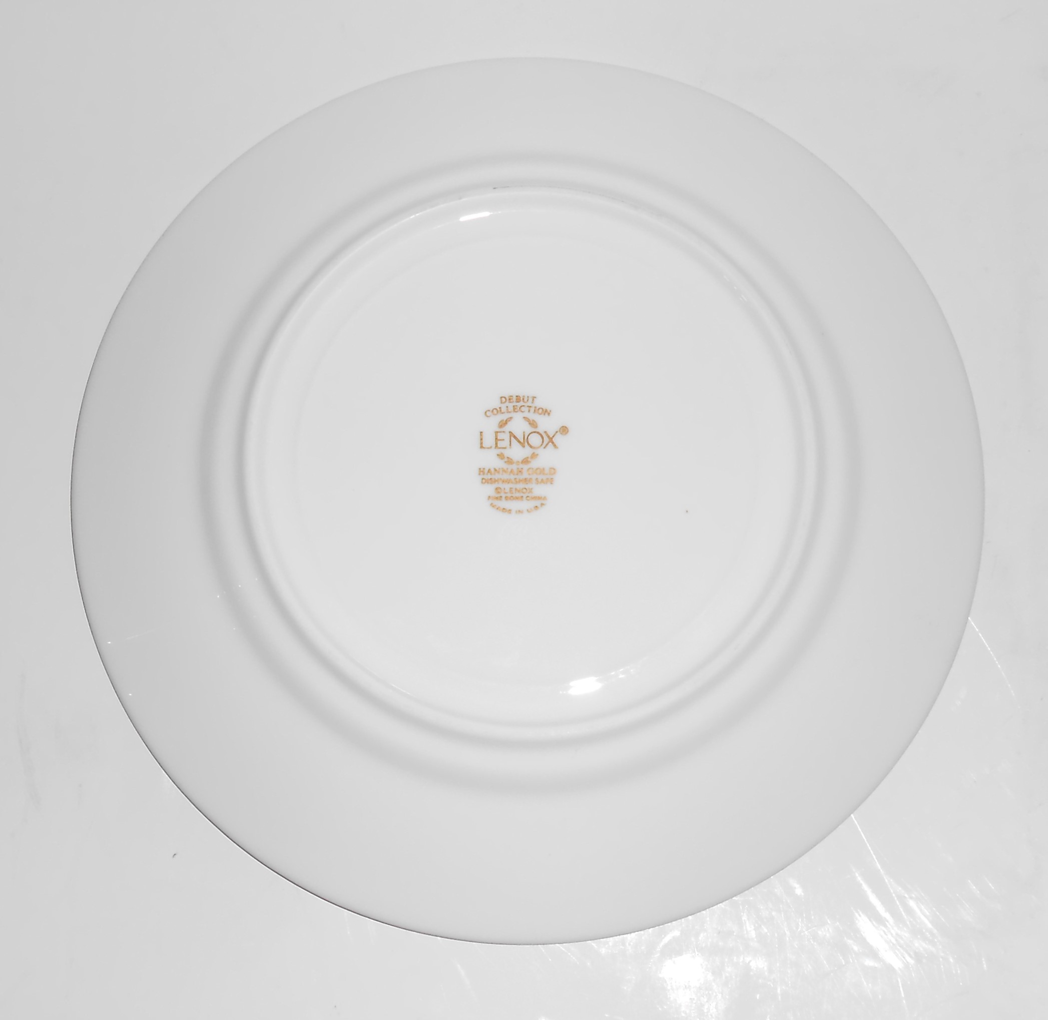 Lenox China Hannah Gold Bread Plate