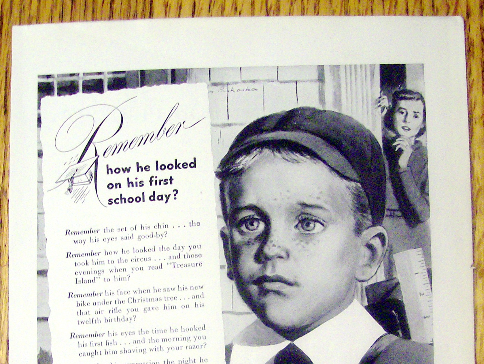 1949 Hamilton Watches with Little Boy