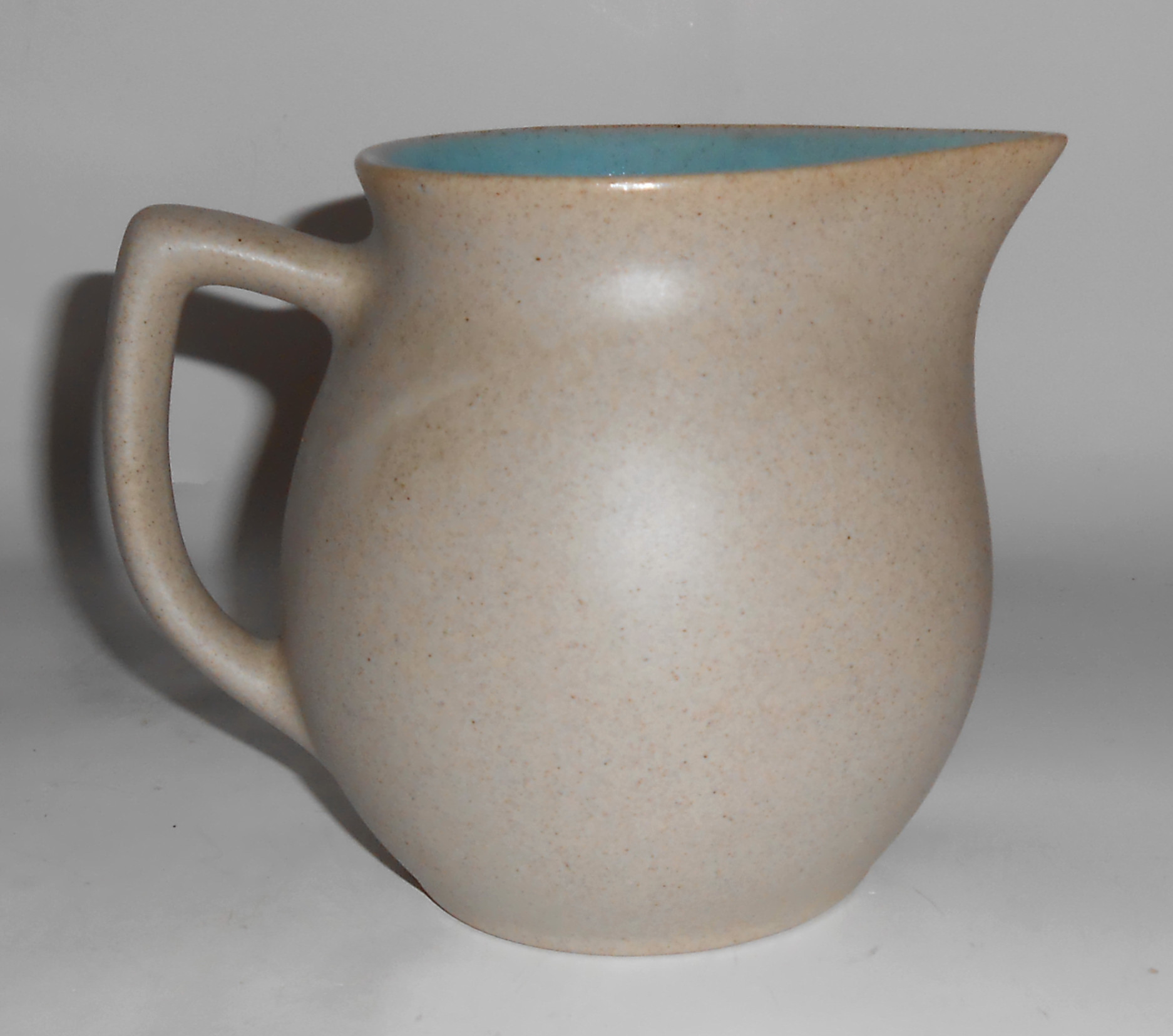 Pigeon Forge Pottery White Dogwood Decorated Pitcher!