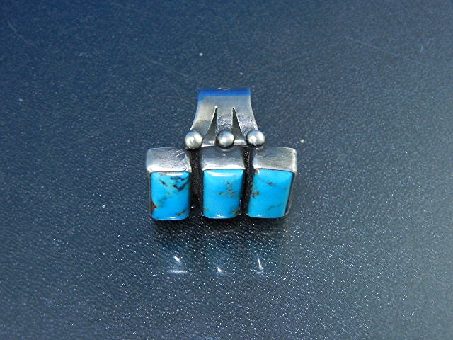 Navajo Sterling Silver Gary G Kingman Turquoise Ring