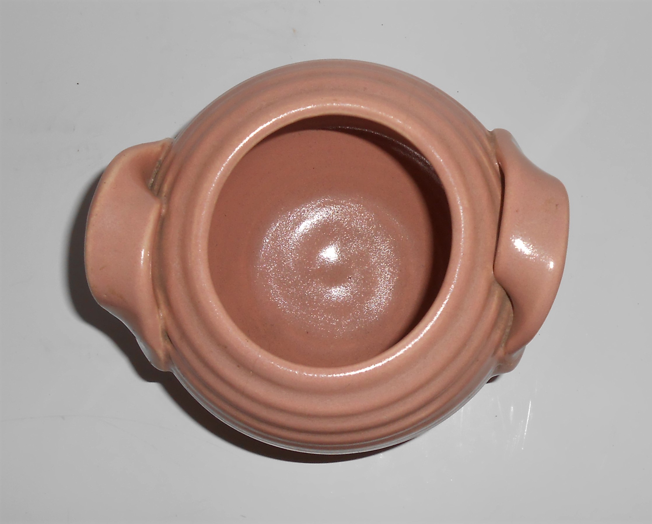 Camark Art Pottery Wheel Thrown Peach/Pink Vase
