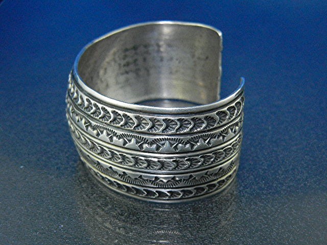 Navajo Sterling Silver Bracelet Benally