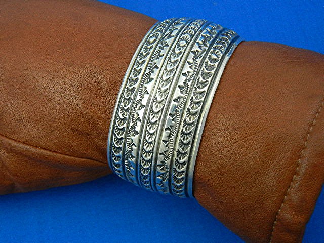 Navajo Sterling Silver Bracelet Benally