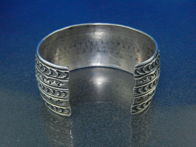 Navajo Sterling Silver Bracelet Benally