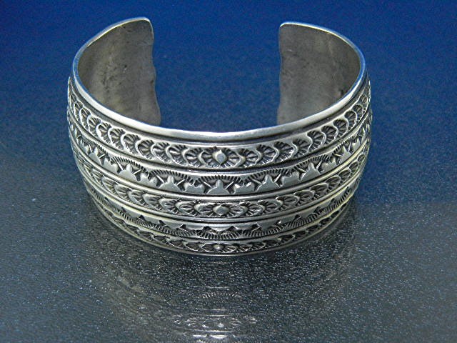Navajo Sterling Silver Bracelet Benally