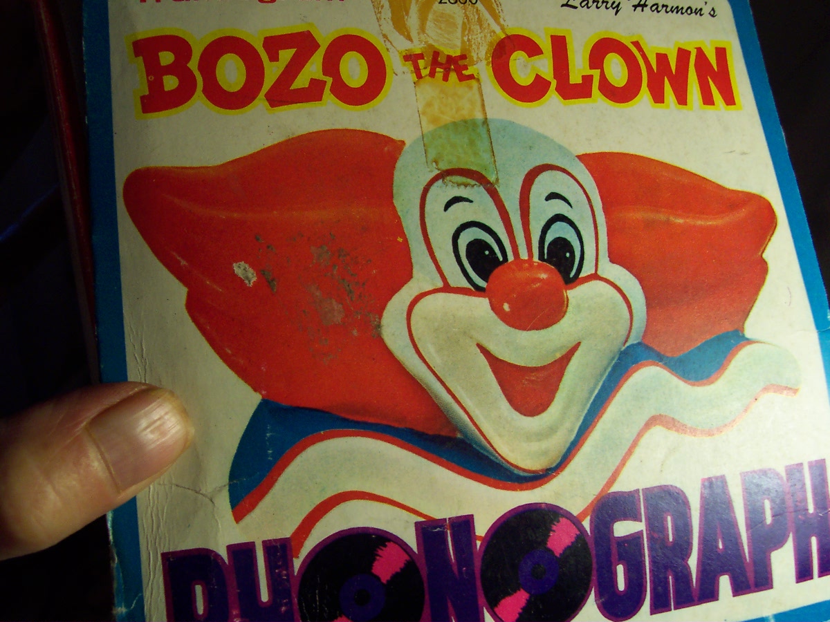 Bozo the Clown Record Phonograph Transogram