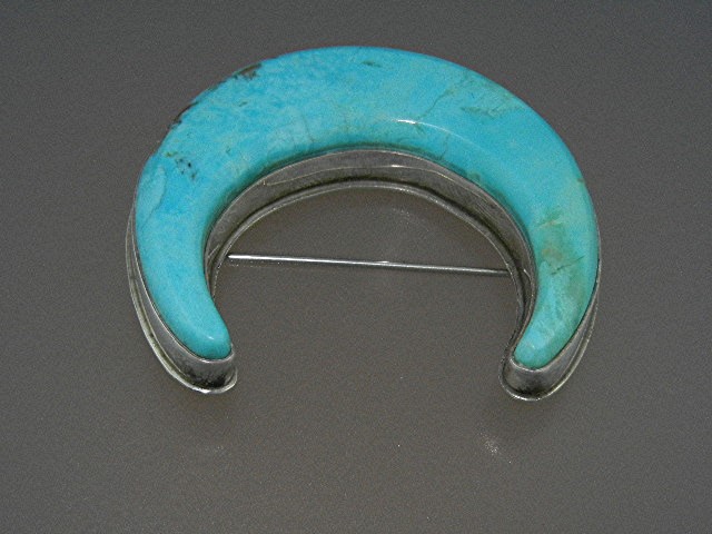 David Troutman Kingman Turquoise Pin