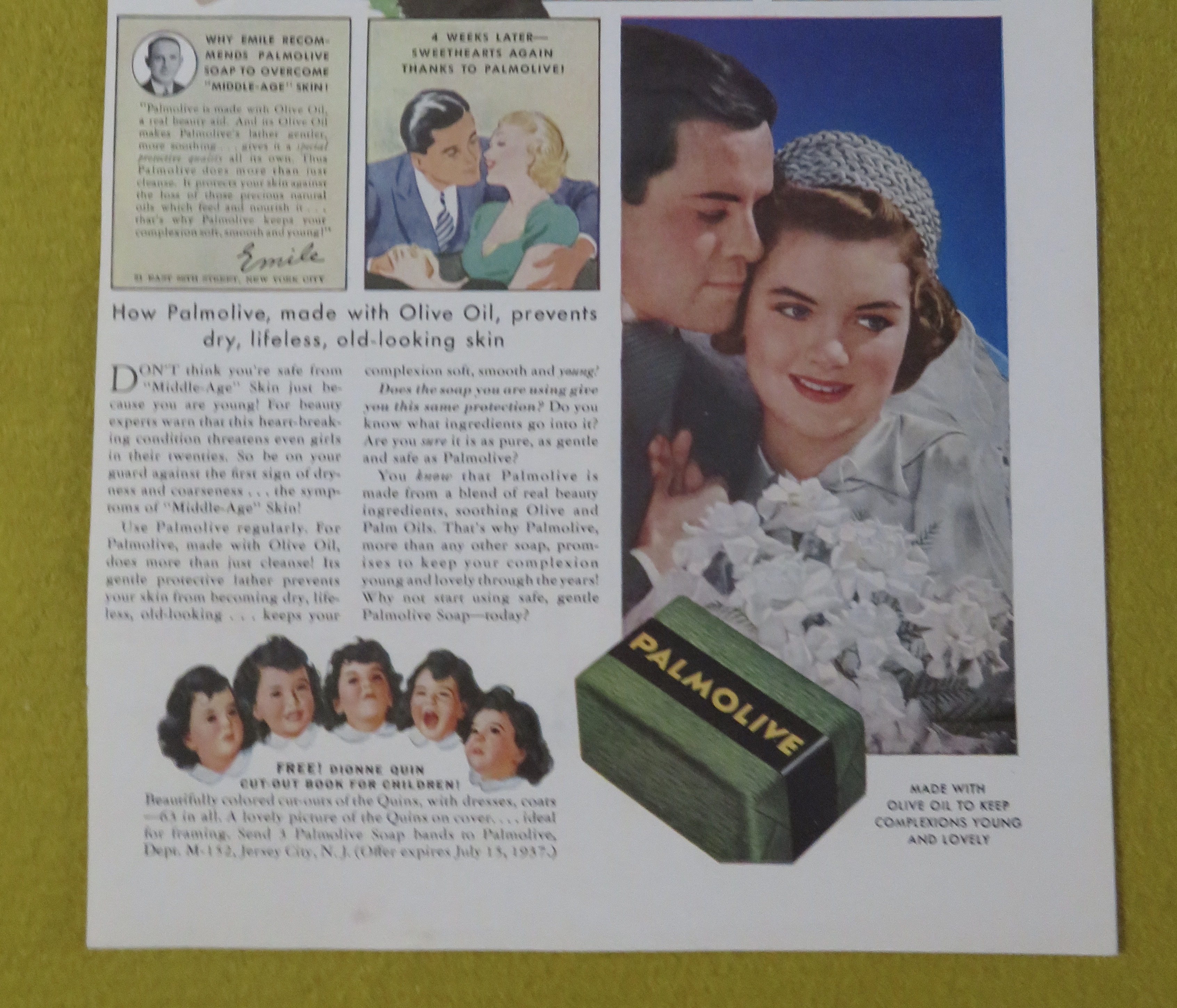 1930's Palmolive Soap with Love Came Back To Lois