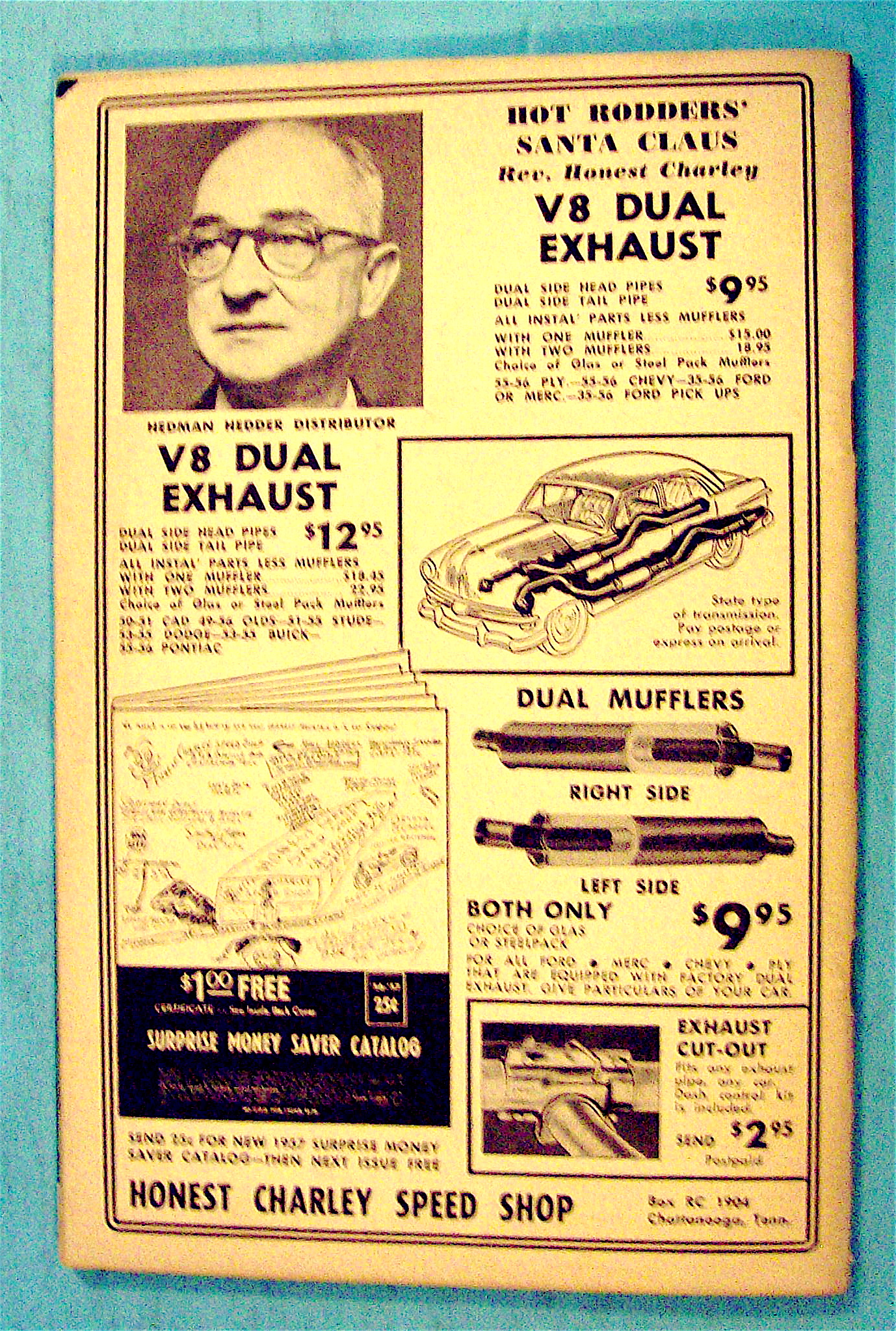 Rod & Custom January 1957 Cad-Powered Cars