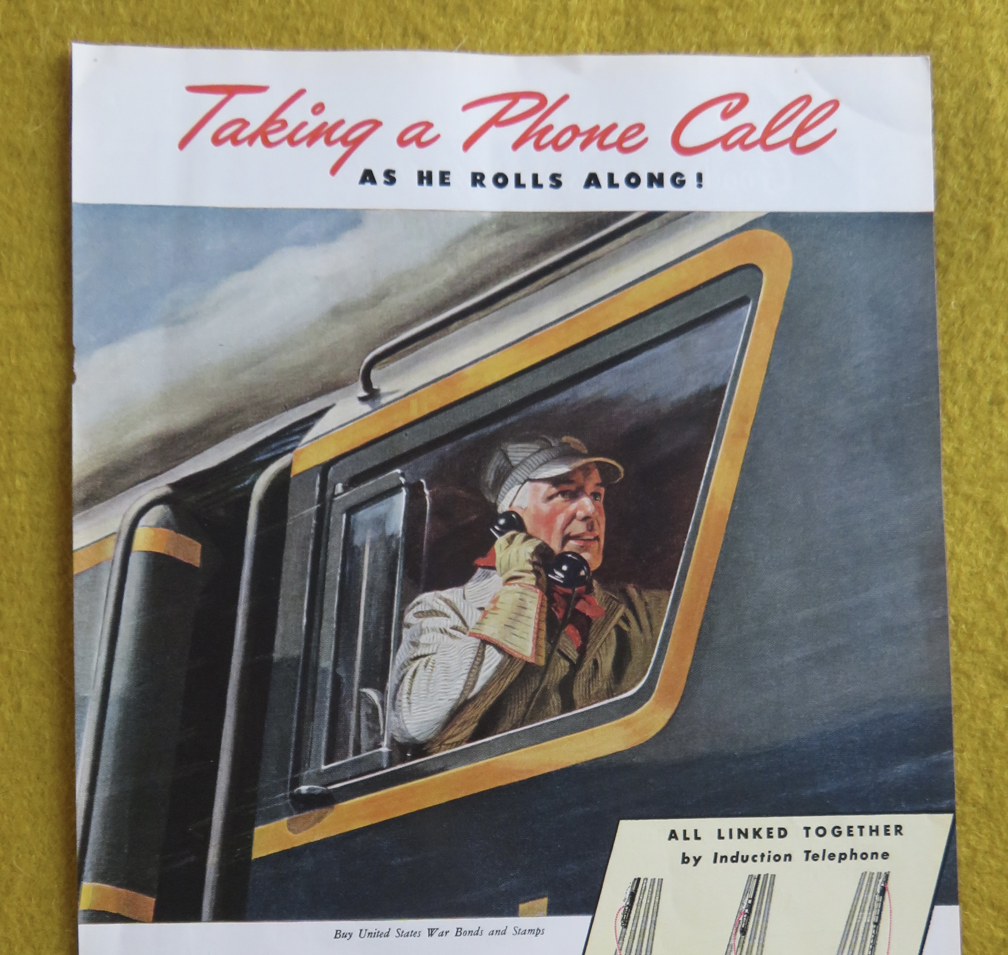1945 Pennsylvania Railroad w/ Engineer on the Telephone