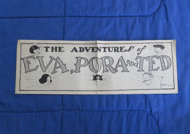 Original 1932 Adventures Of Eva, Pora & Ted Platinum Age Comic Book - Evaporated Milk Association