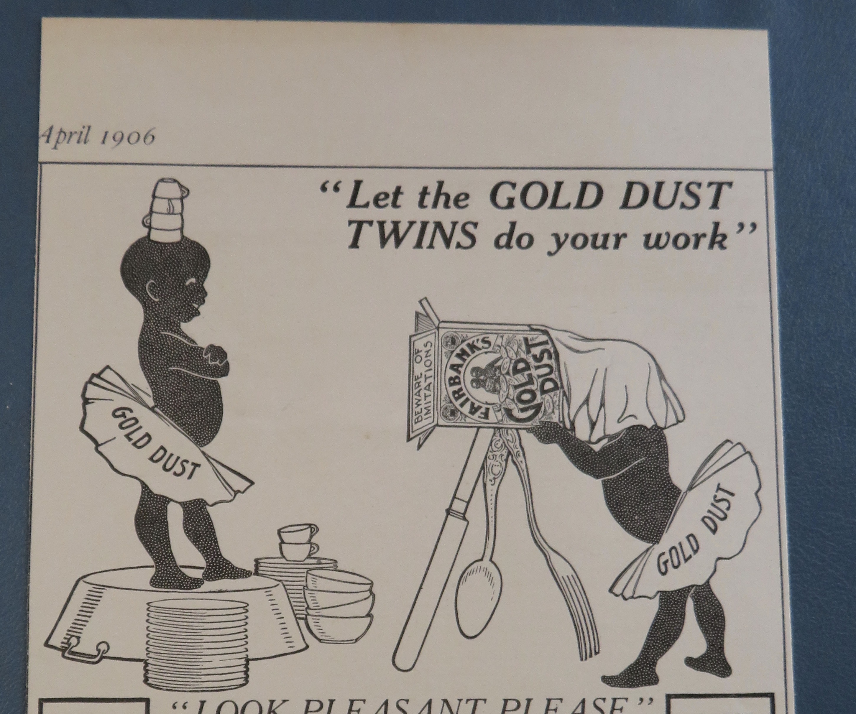 1906 Gold Dust Washing Powder with Gold Dust Twins