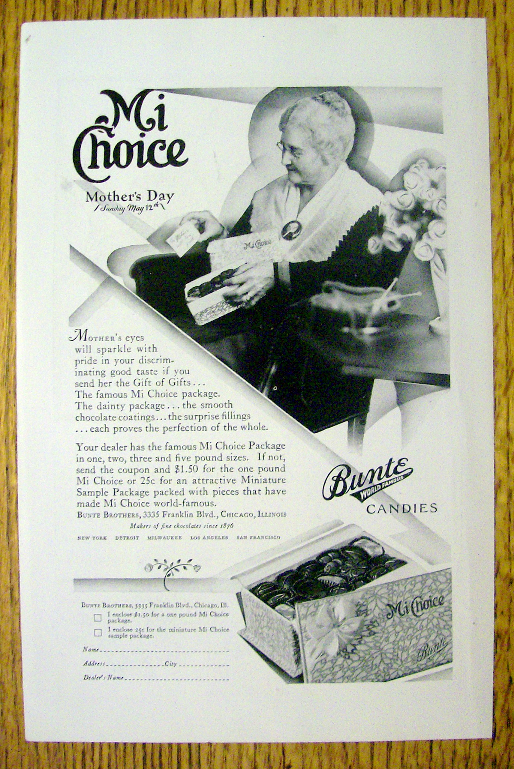 1929 Bunte Mi Choice Candies