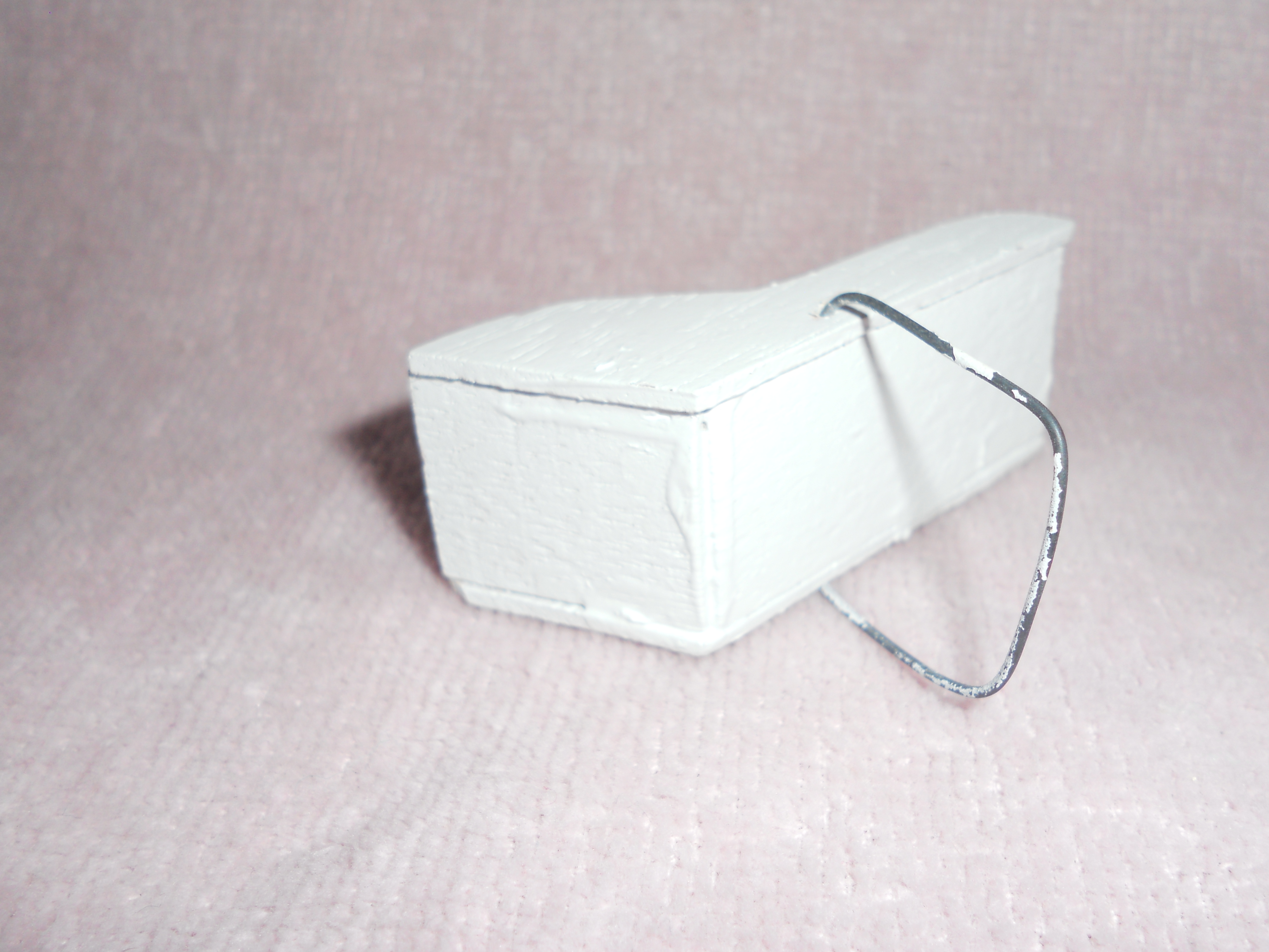 Doll House Wood Doll Seat with covered pad