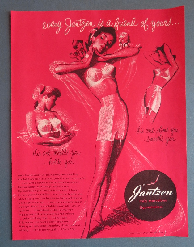 1951 Jantzen Figuremakers with Lovely Woman