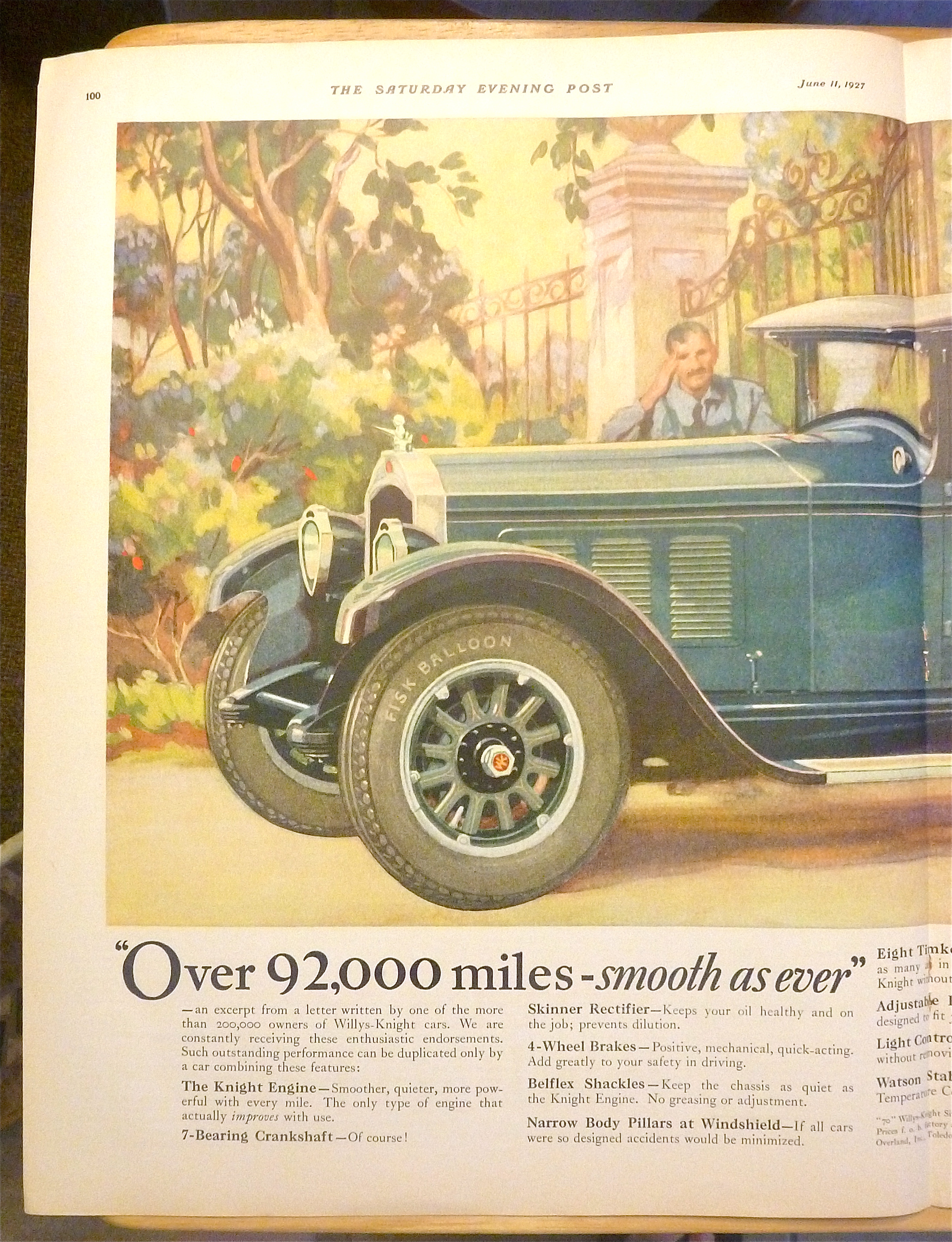 1927 Willys Knight with the Willys Knight Automobile