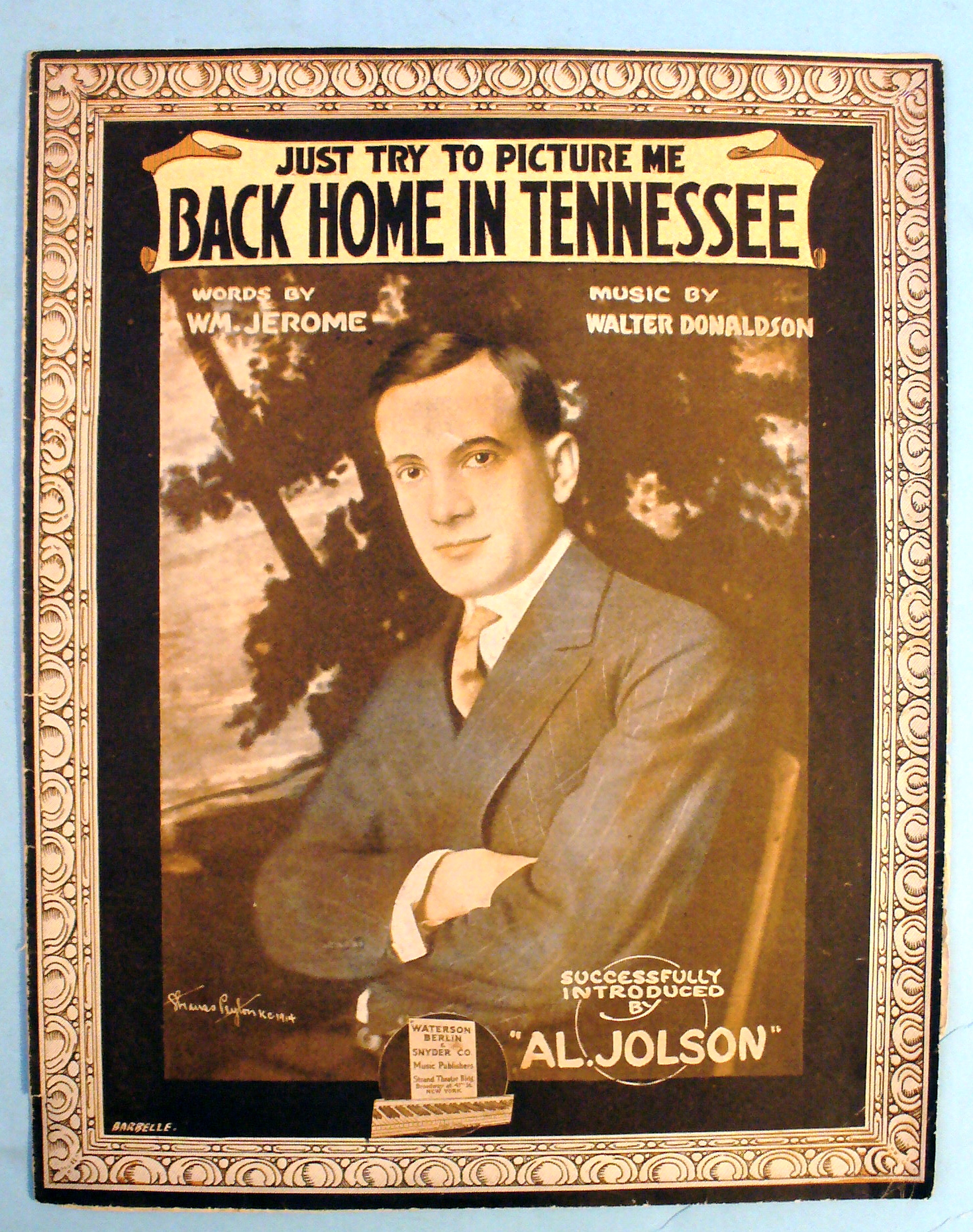 1915 Just Try To Picture Me Back Home in Tennessee