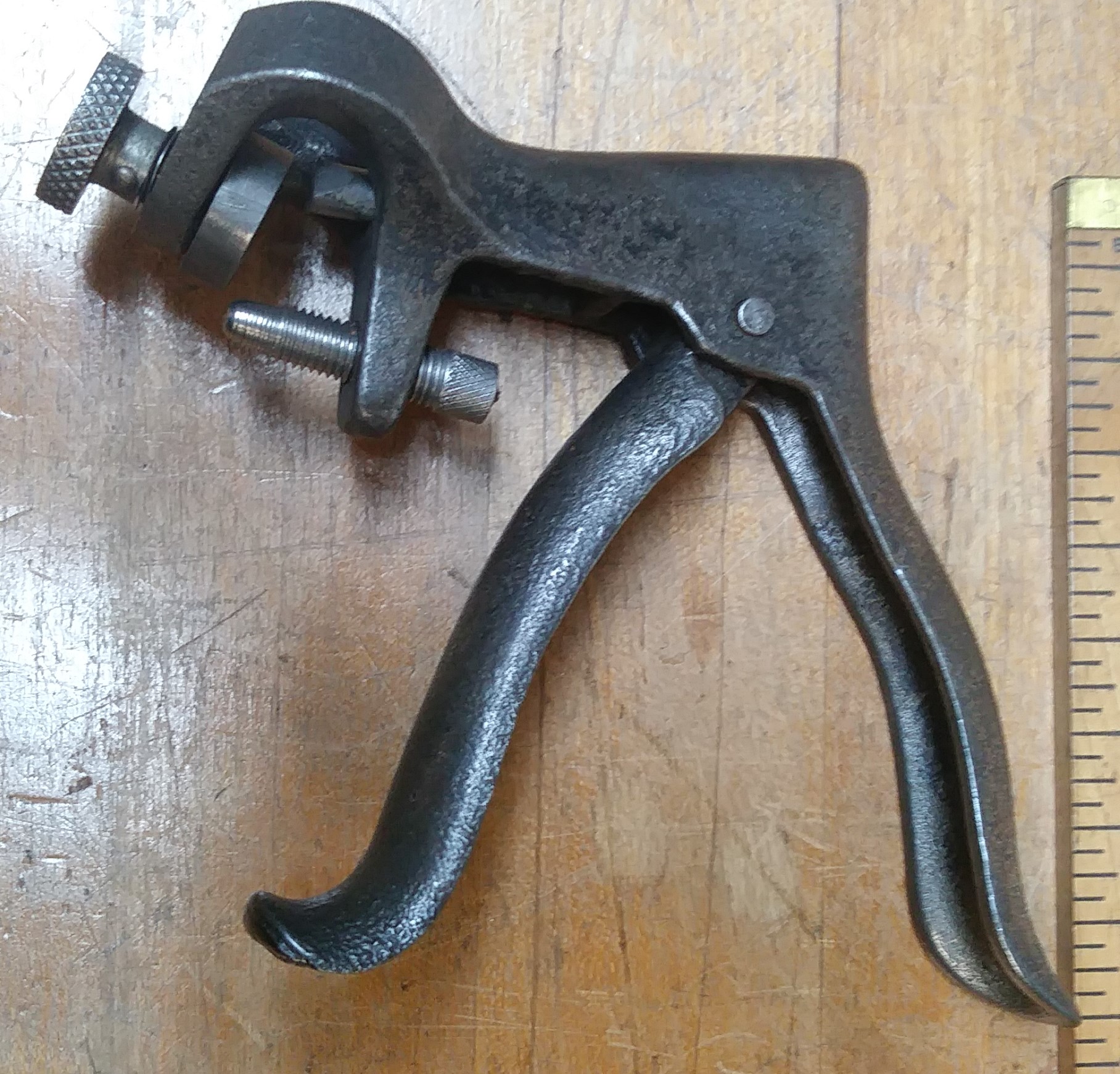 E. C. Stearns Saw Set Pliers Pistol Grip