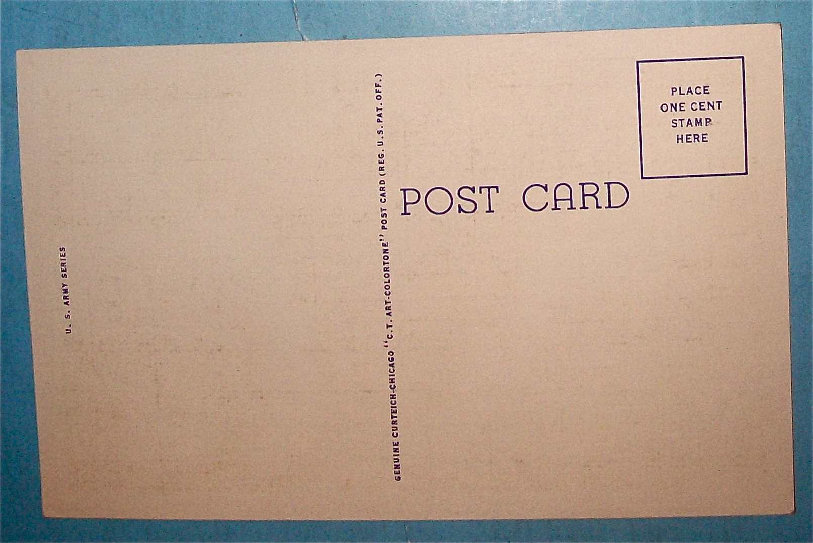 U. S. Infantry Postcard