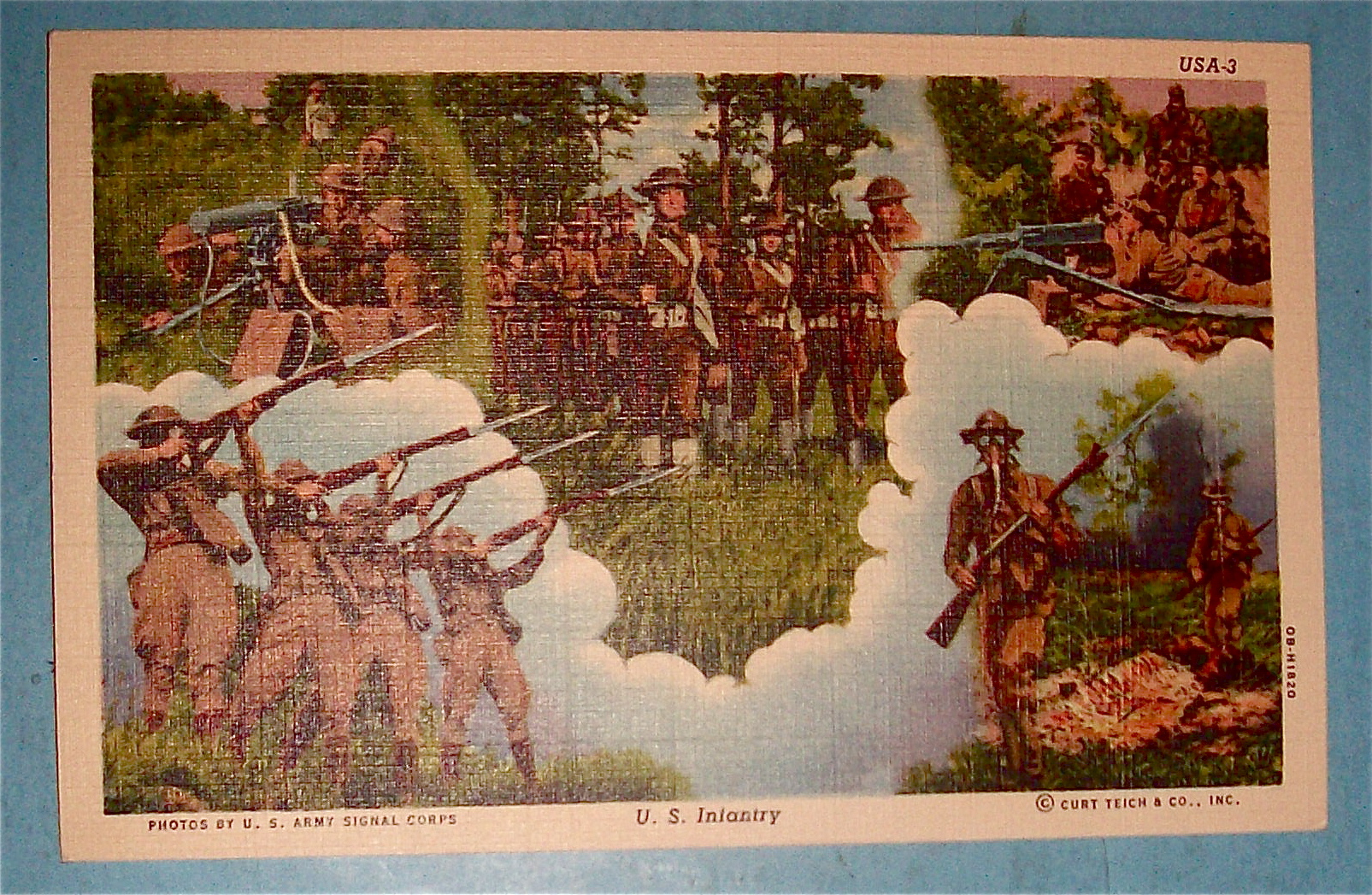 U. S. Infantry Postcard