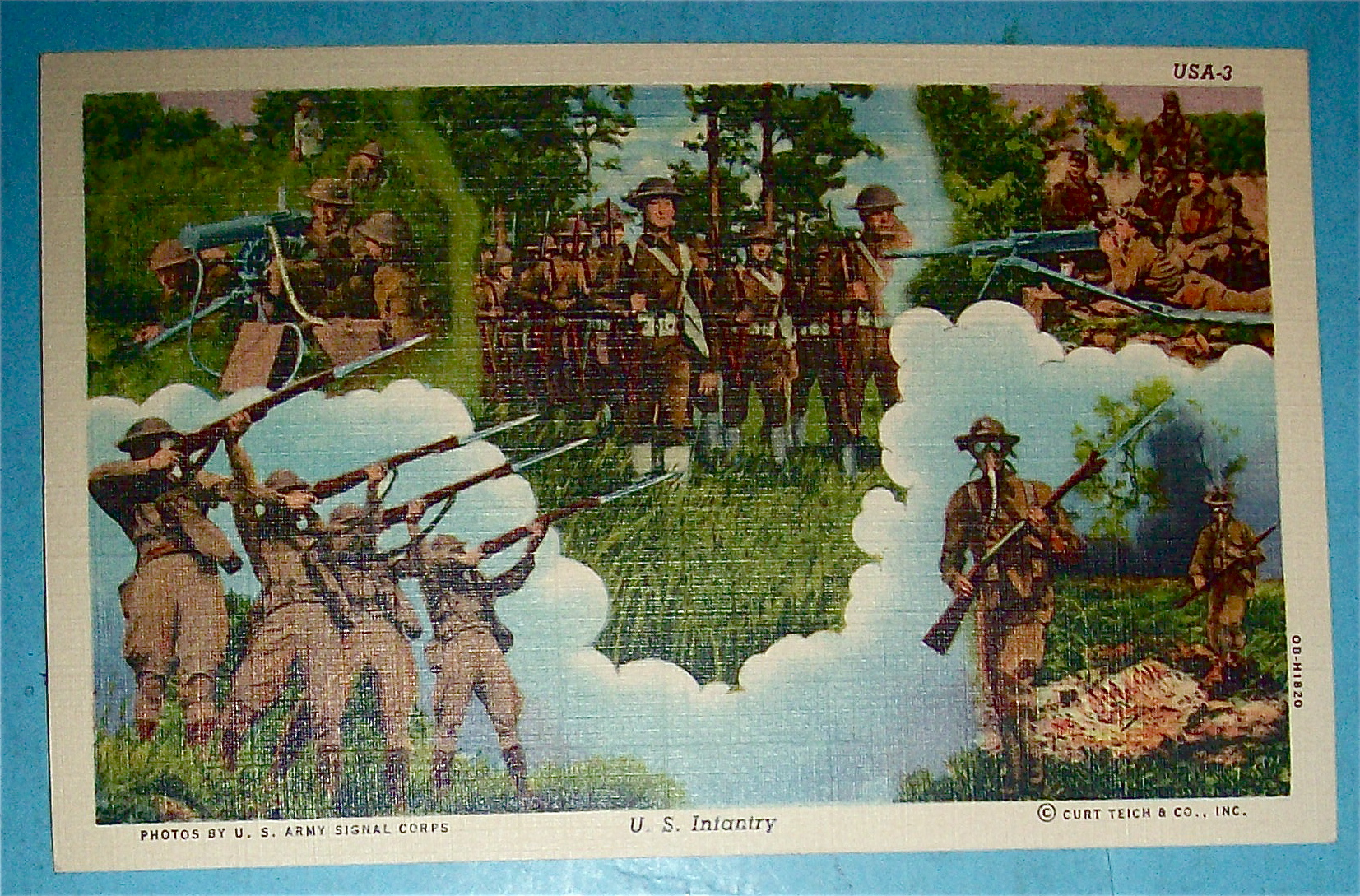 U. S. Infantry Postcard
