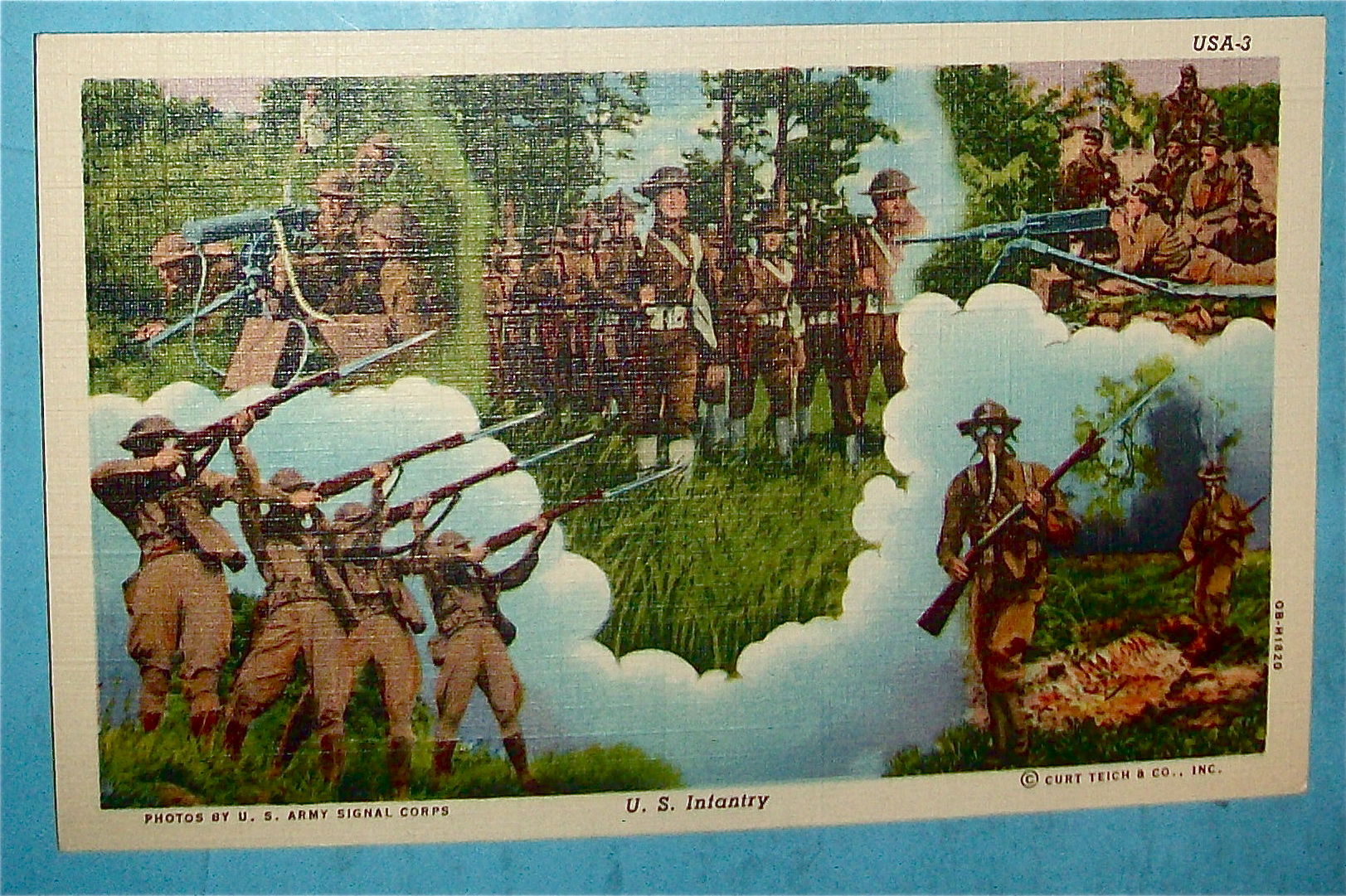 U. S. Infantry Postcard