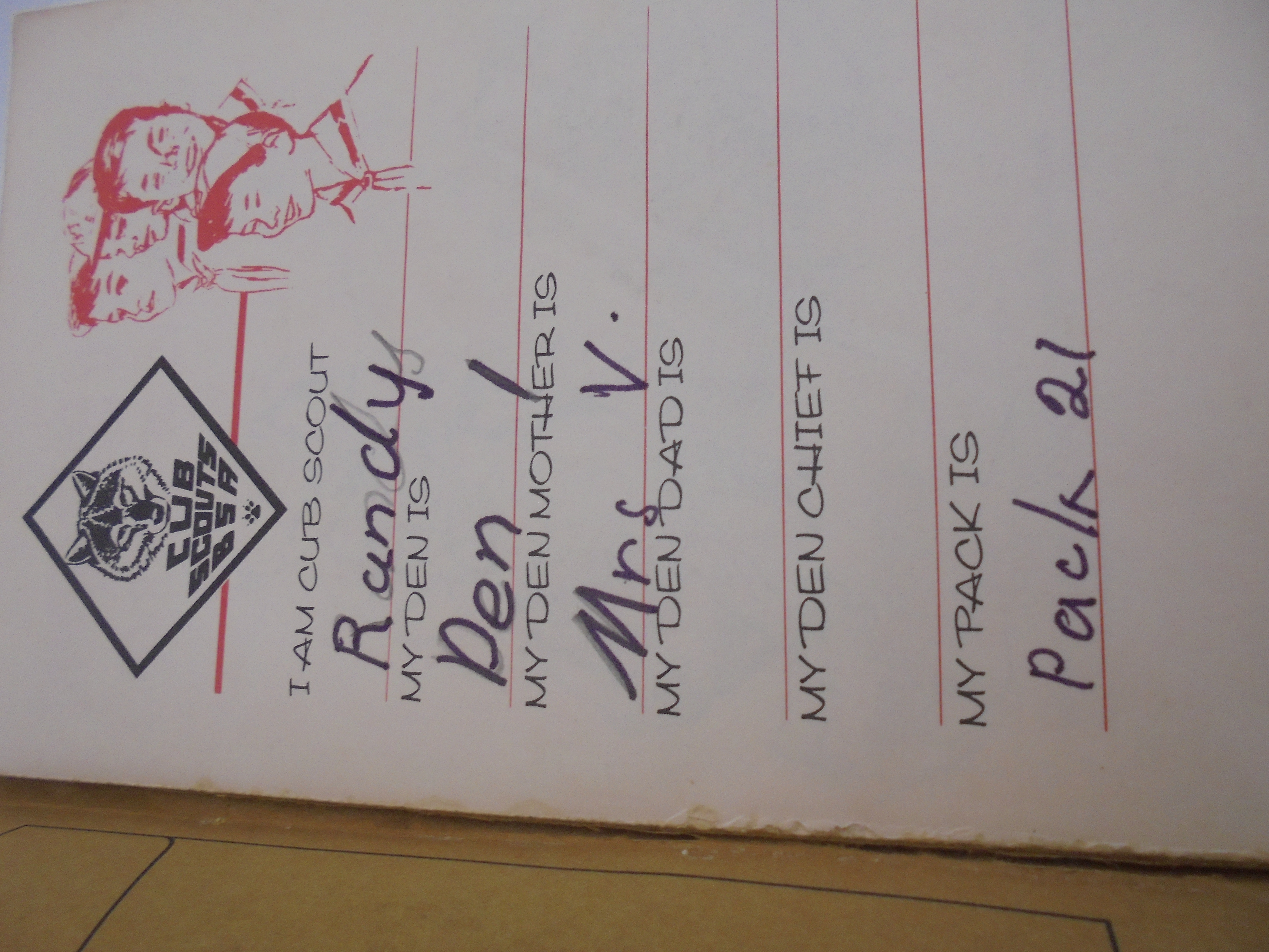 Wolf Cub Scout Book, 1967