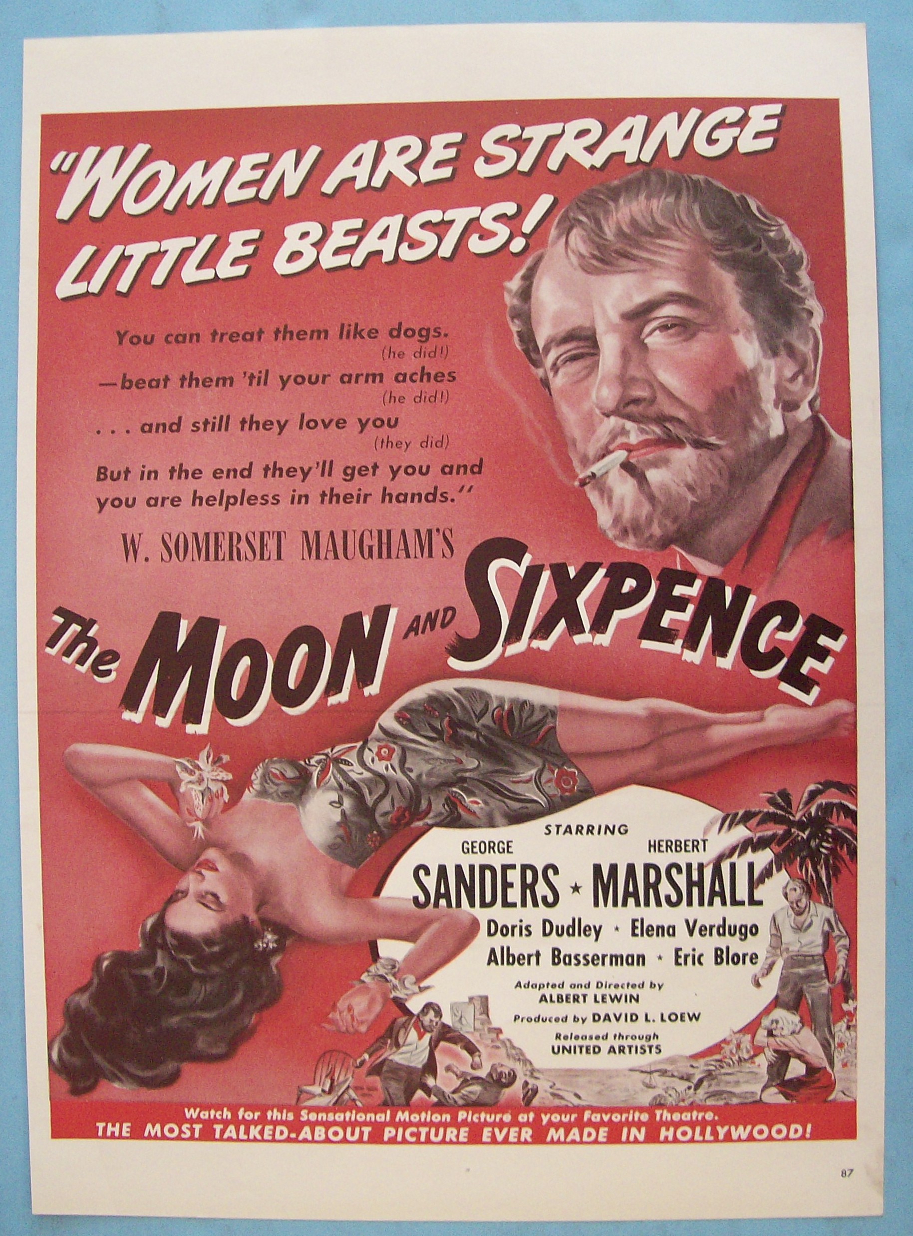 Vintage Ad: 1942 The Moon And Sixpence