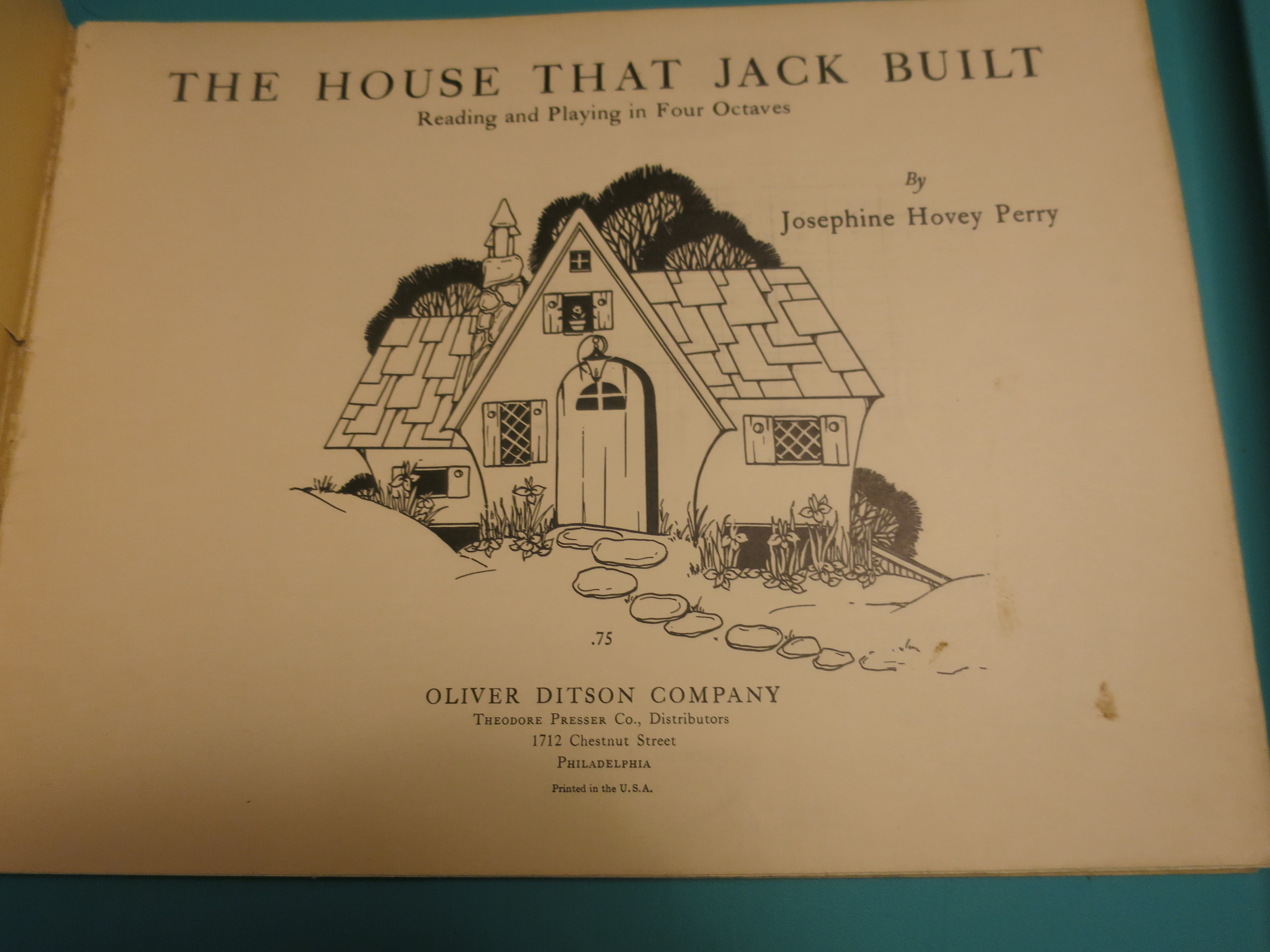 The house that Jack Built Book by Josephine Hovey Perry 1938