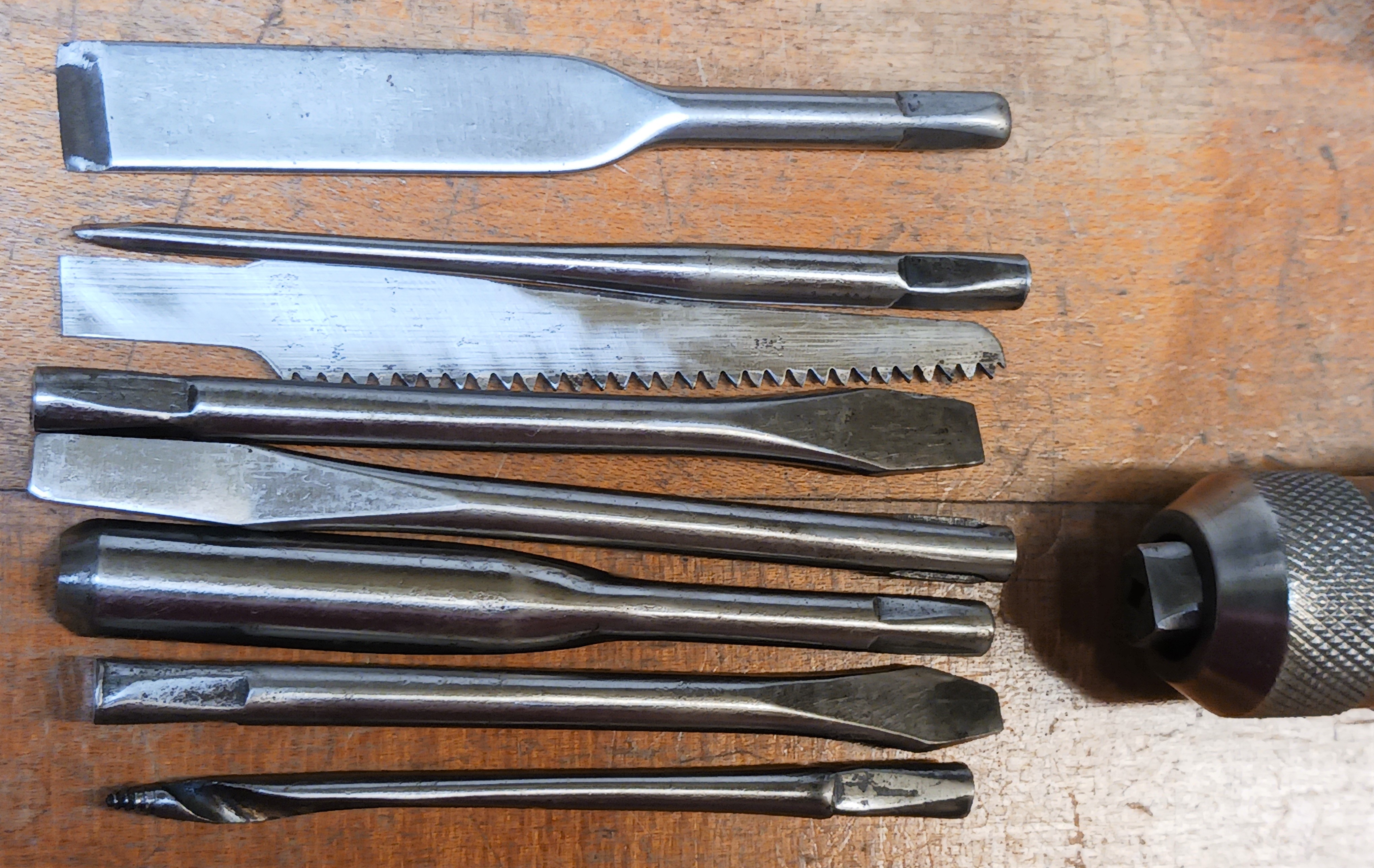 Bridgeport Chisel Screwdriver Tool Handle Cocobolo