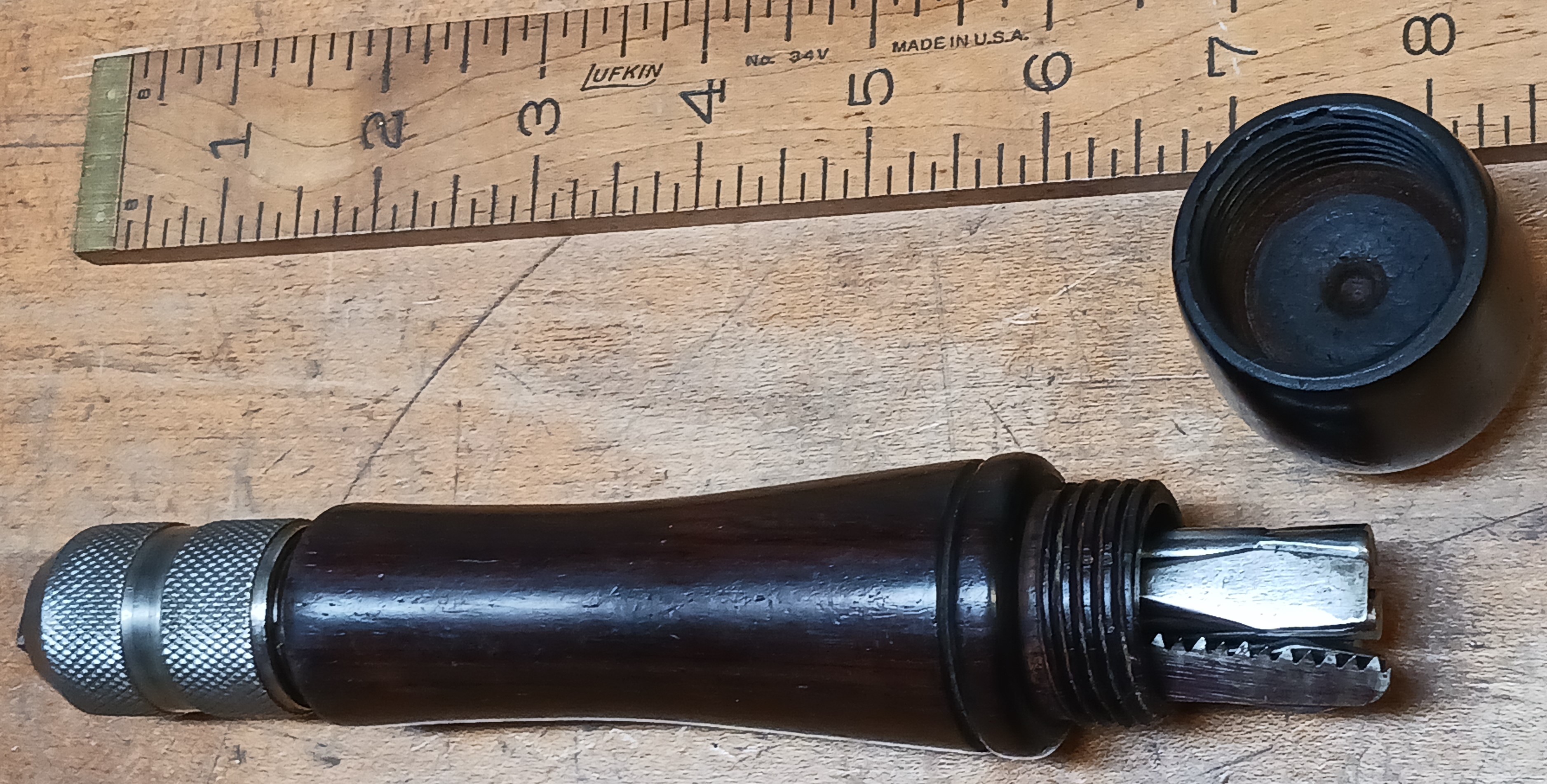 Bridgeport Chisel Screwdriver Tool Handle Cocobolo