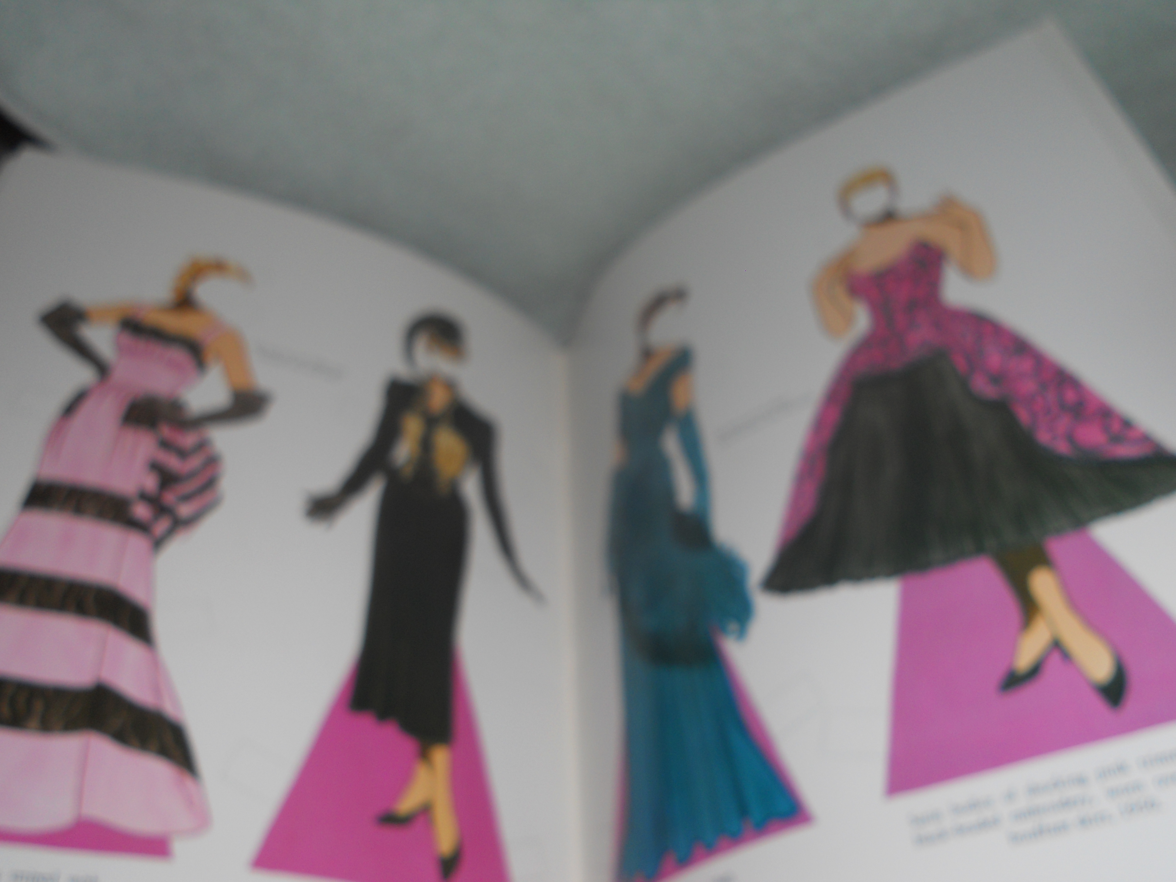 Schiaparelli Fashion Review Paper Dolls 1988