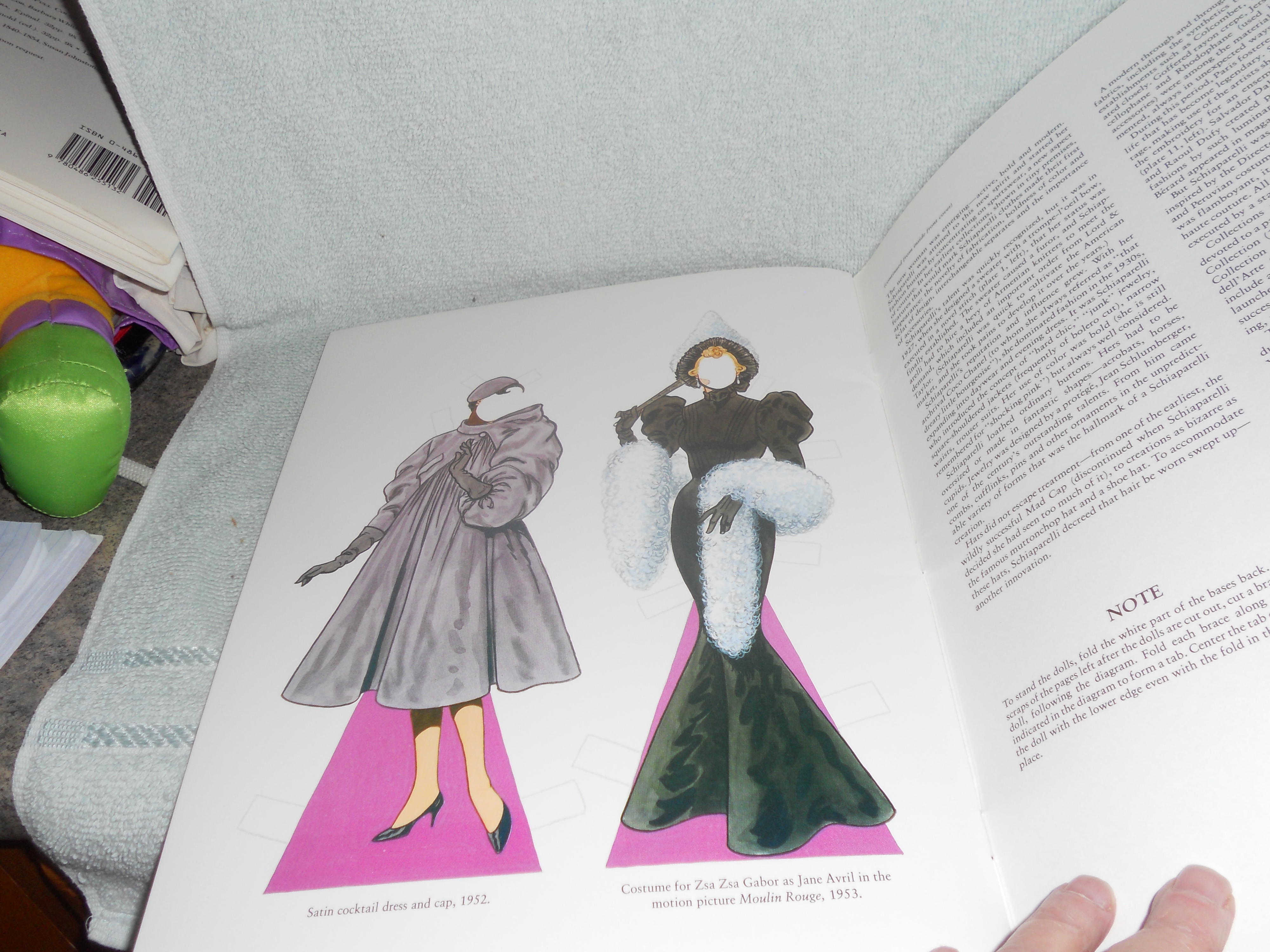 Schiaparelli Fashion Review Paper Dolls 1988